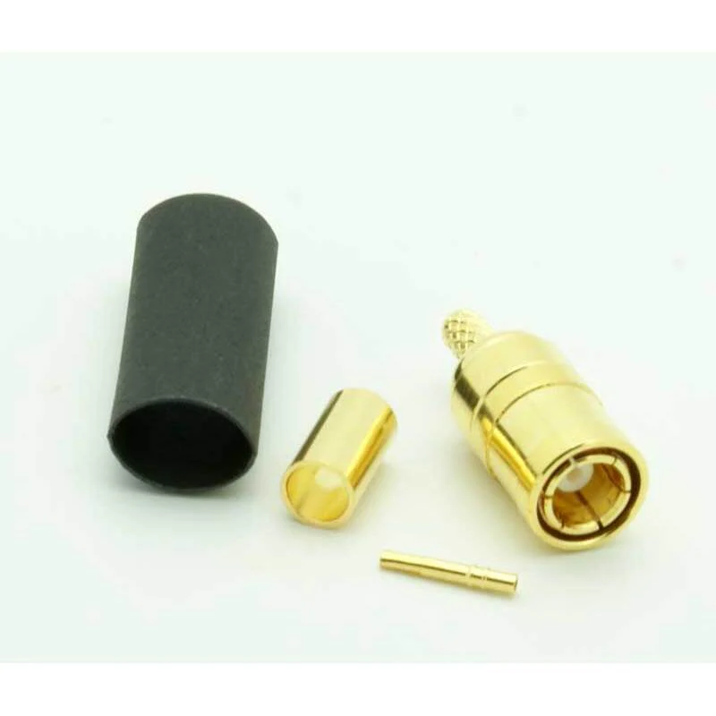 SMB Male 3 Piece Crimp Connector for RG-316