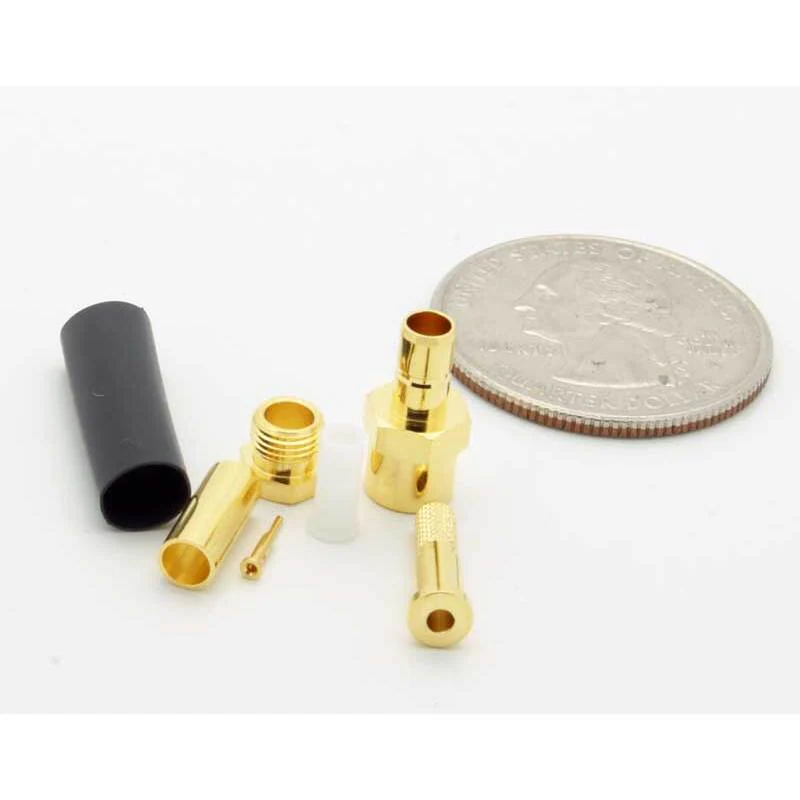 SMB Female 3 Piece Crimp Connector for RG-316 - Image 3