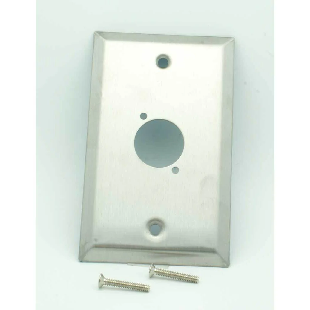 XLR Wall Plate Stainless