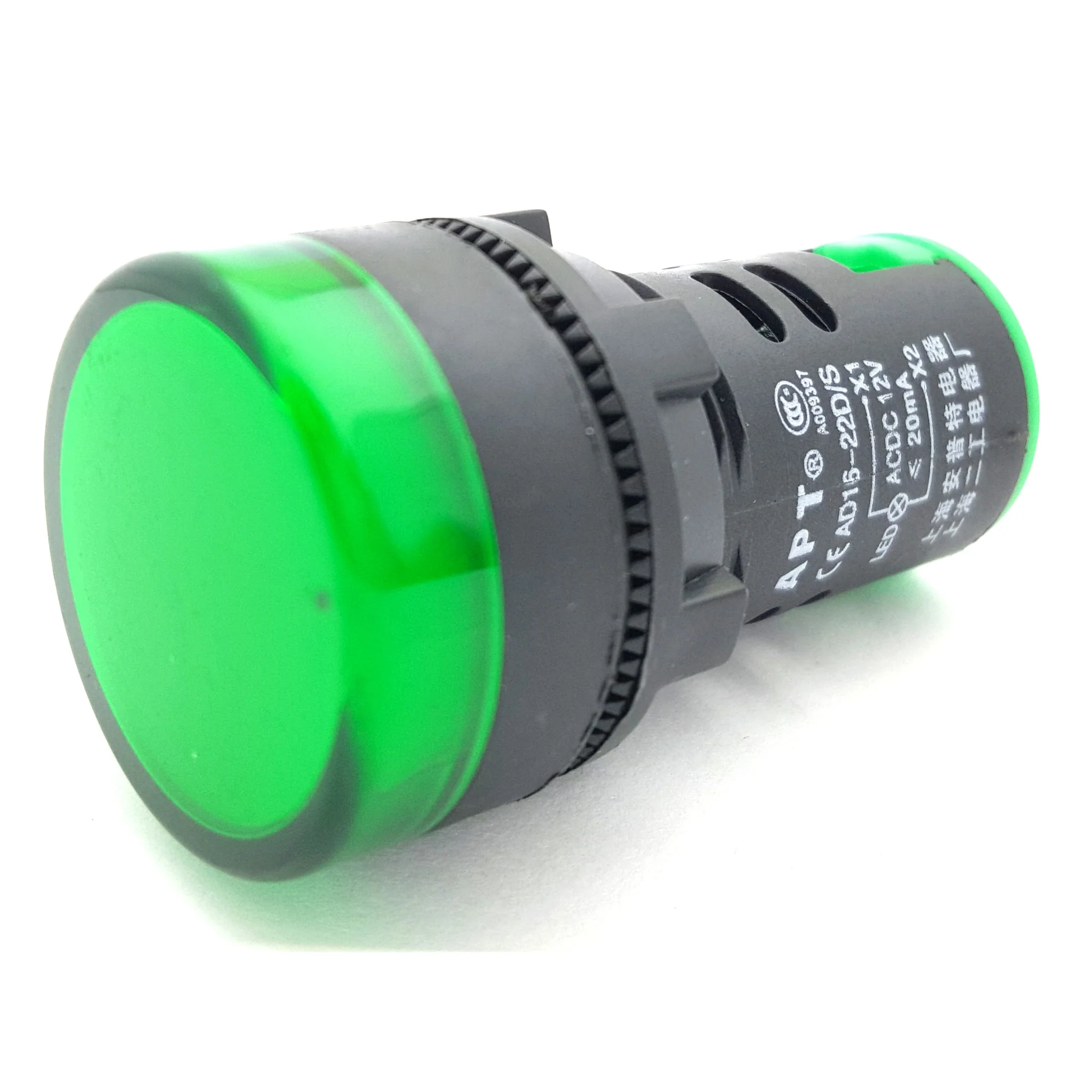 Panel Mount 12V LED, Multiple Colors - 0.85" (21.70mm) Mounting Hole - Large Series - Image 12