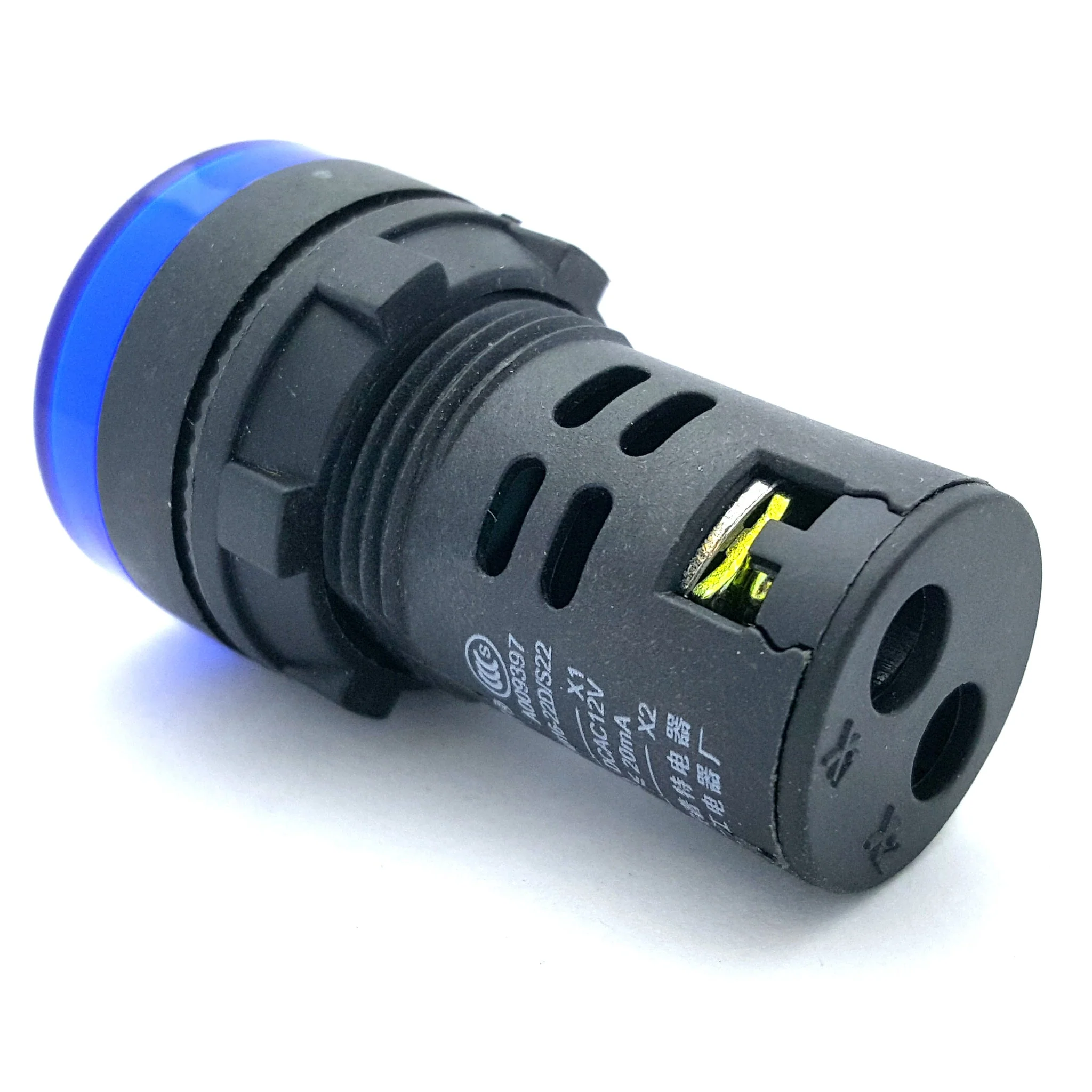 Panel Mount 12V LED, Multiple Colors - 0.85" (21.70mm) Mounting Hole - Large Series - Image 18