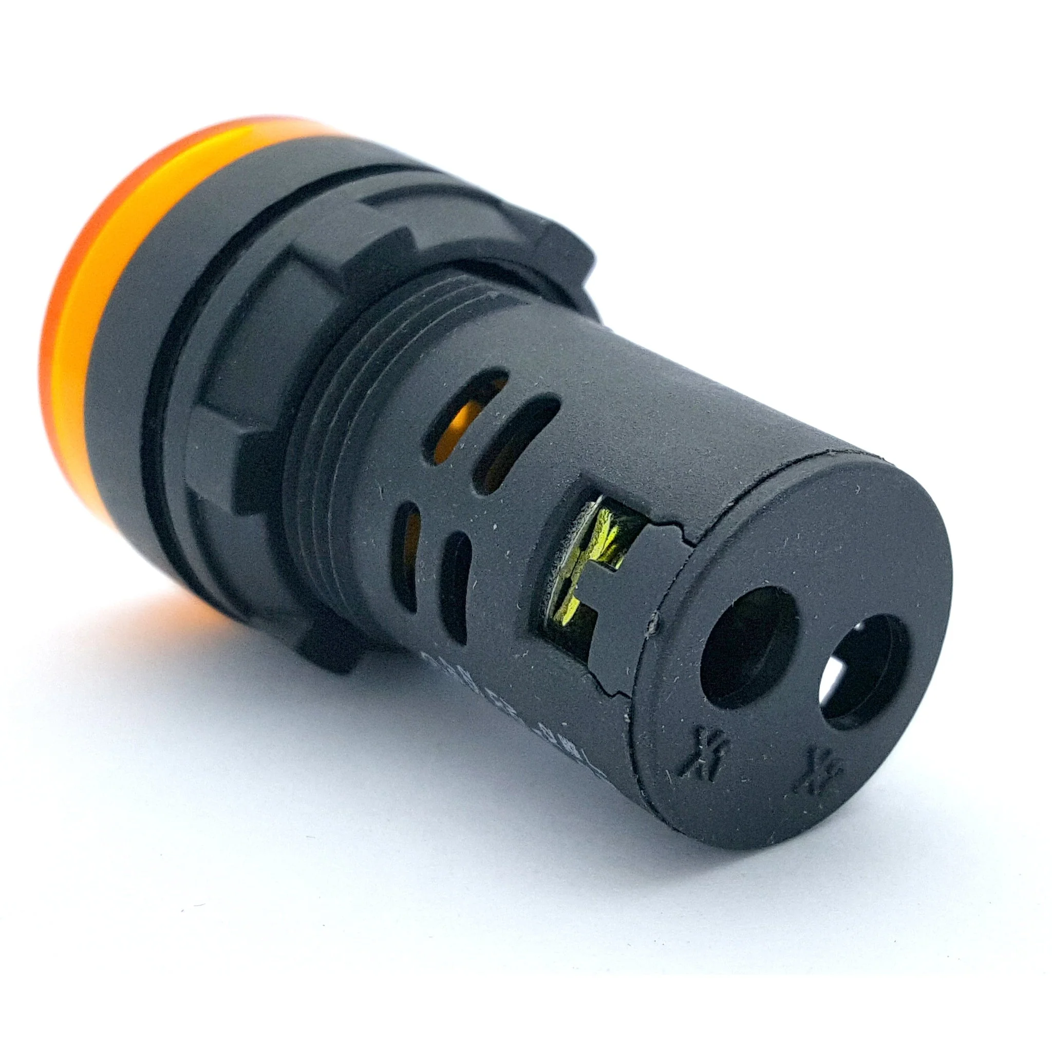 Panel Mount 12V LED, Multiple Colors - 0.85" (21.70mm) Mounting Hole - Large Series - Image 8