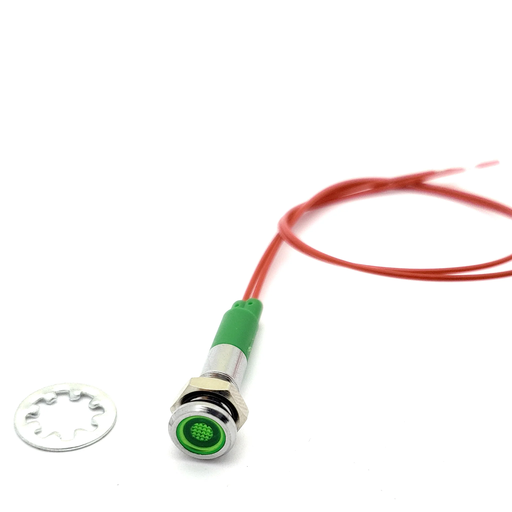 Panel Mount 24V LED - 0.23" (6mm) Mounting Hole - Image 2