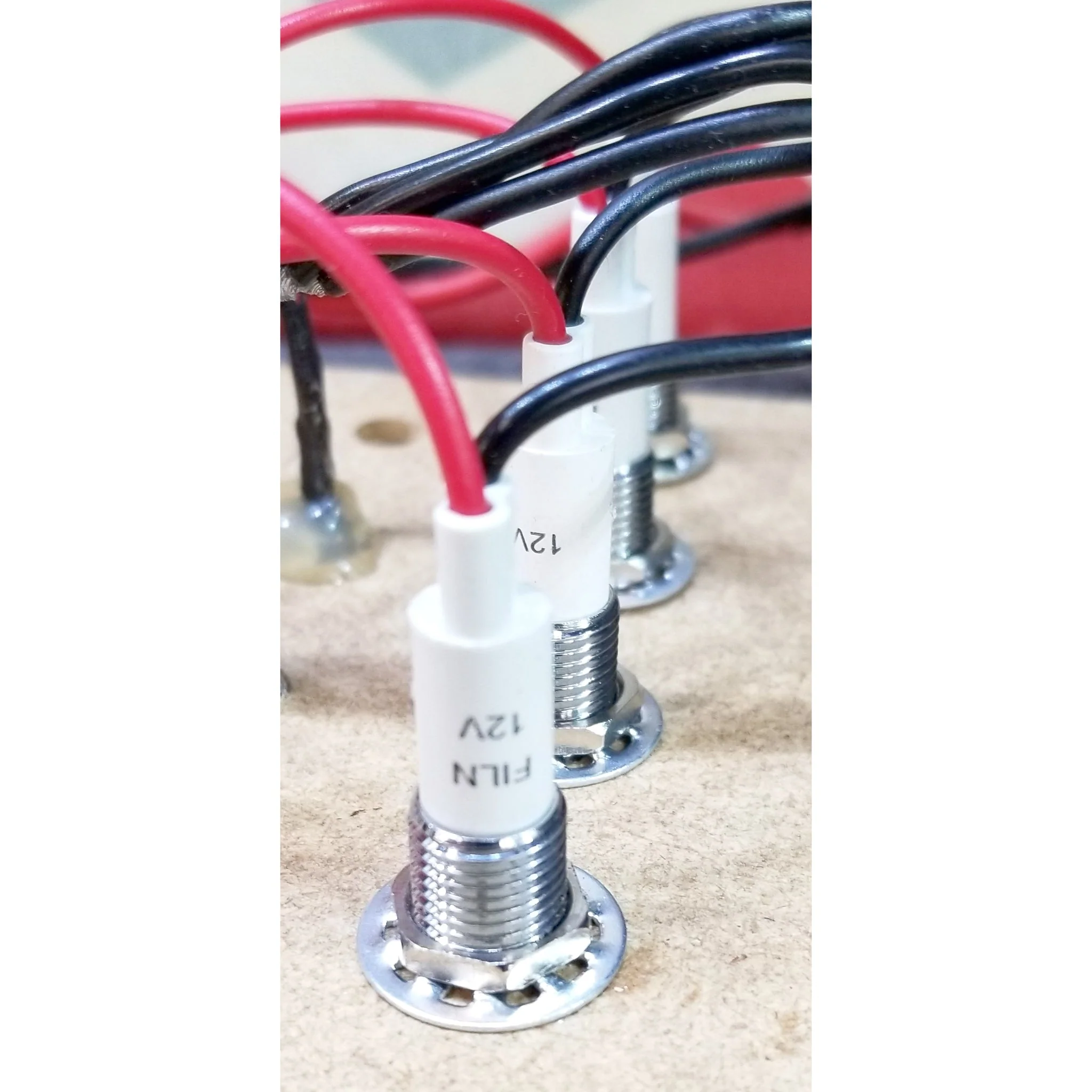 Panel Mount 12V LED Indicator Medium Series - 0.46" (11.8mm) Hole - Image 14