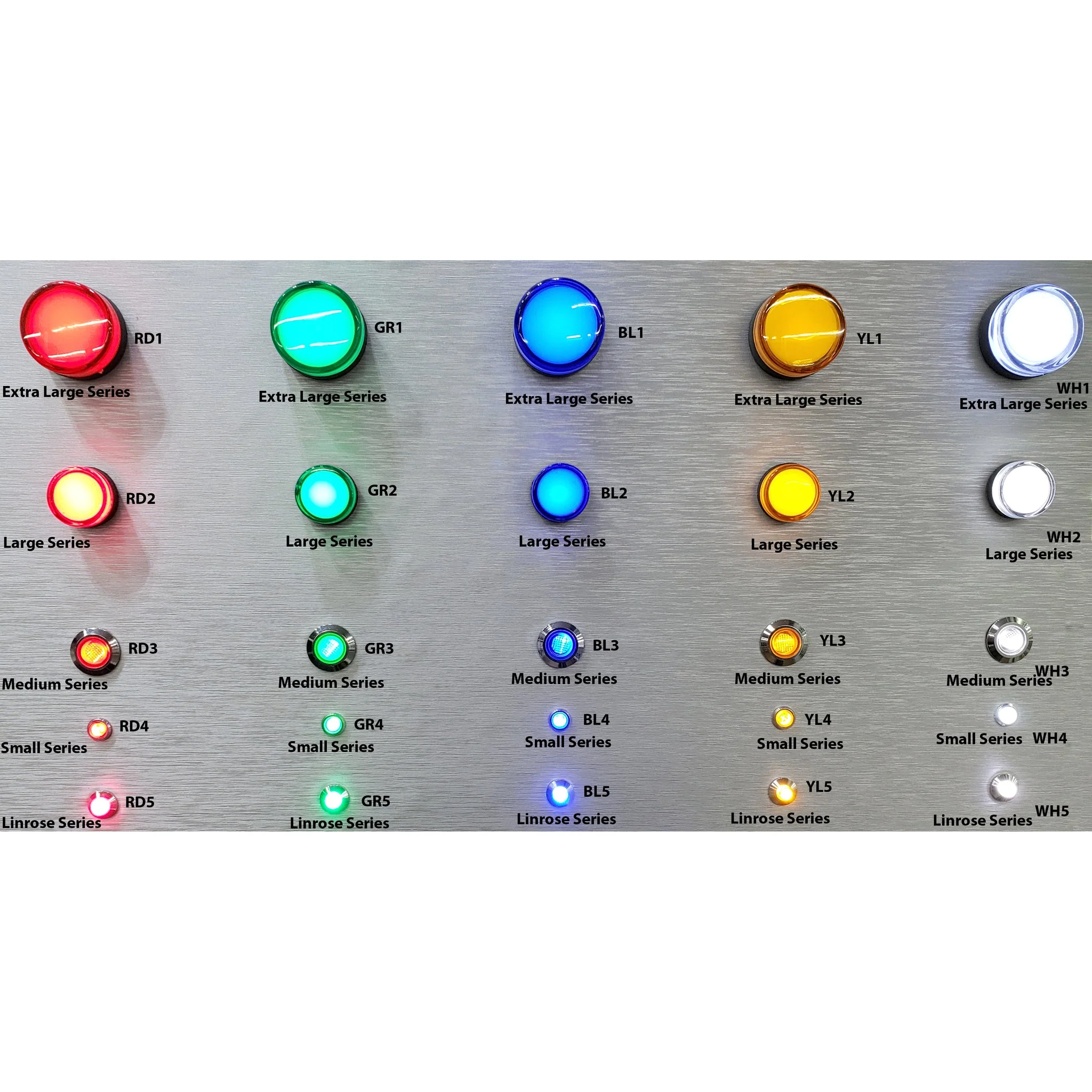 Panel Mount 12V LED Indicator Medium Series - 0.46" (11.8mm) Hole - Image 5