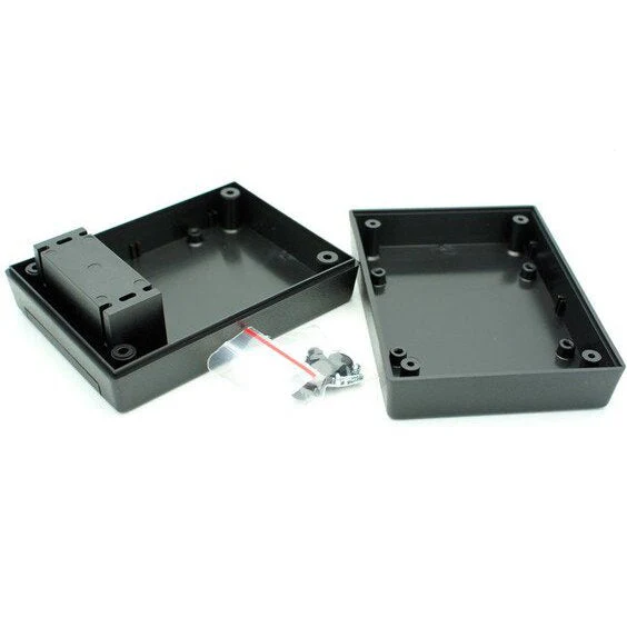 Project Case With 9V Battery Compartment - 4.37”L X 3.25” W X1.5”H - Black - Image 2