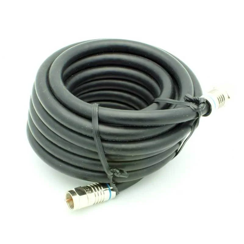 12' RG-6 Quad Shield Coax Cable