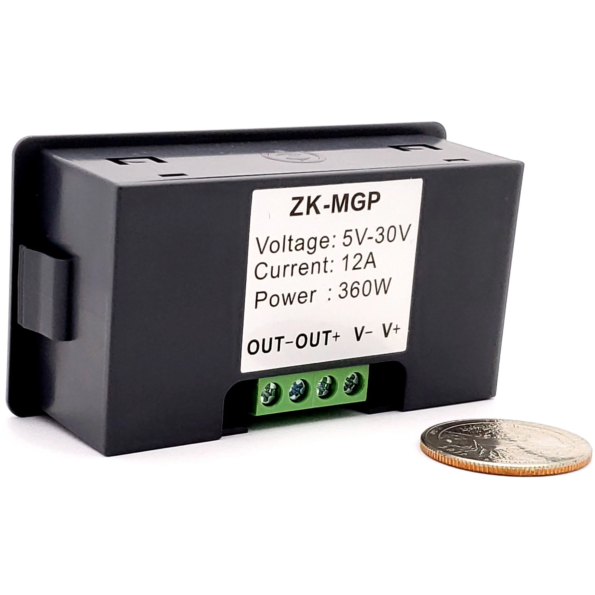 PWM DC Motor Speed Controller with Digital Display (5 to 30VDC) - 5 to 15A - Image 3