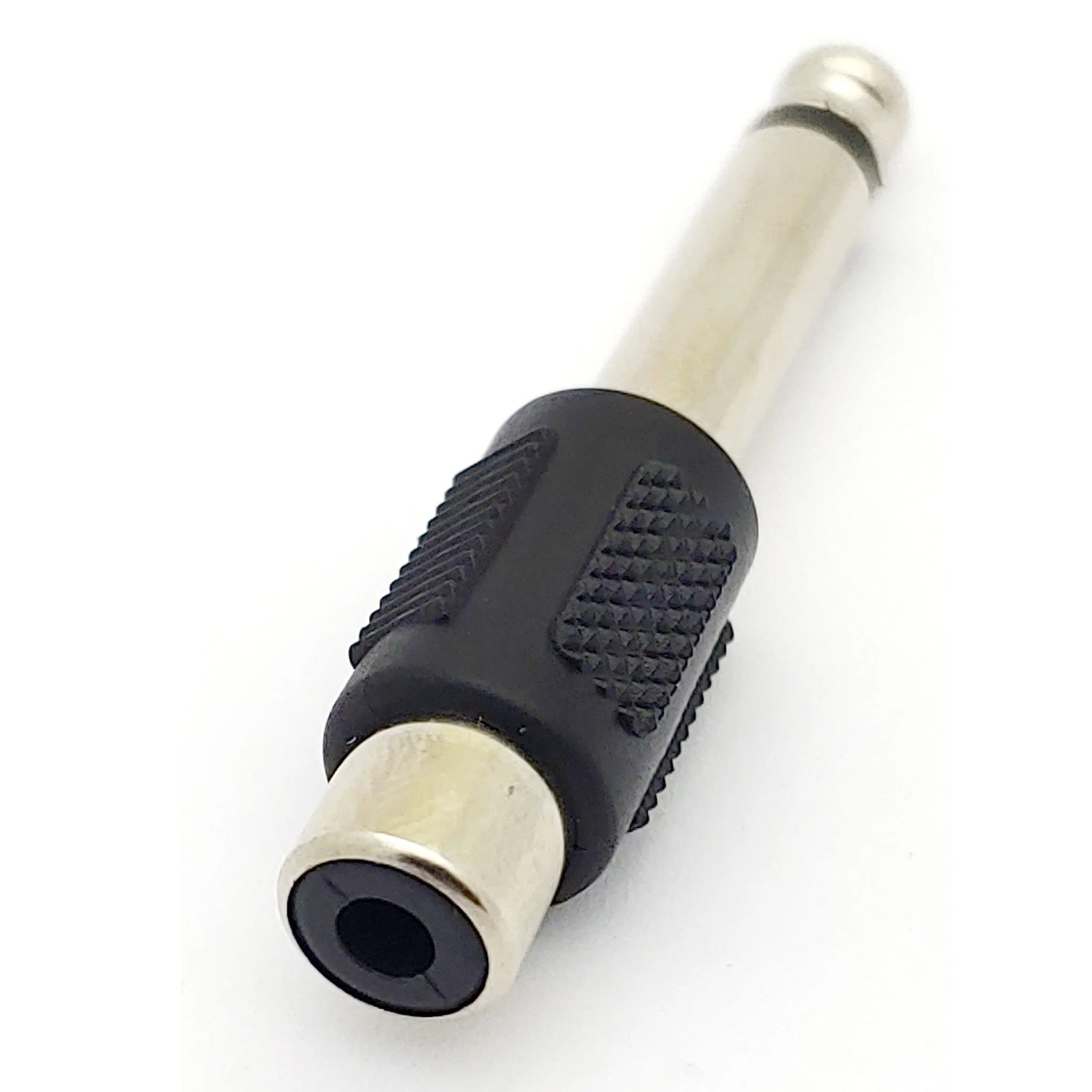 RCA Female - 1/4" Male Adapter- Nickel - Image 2
