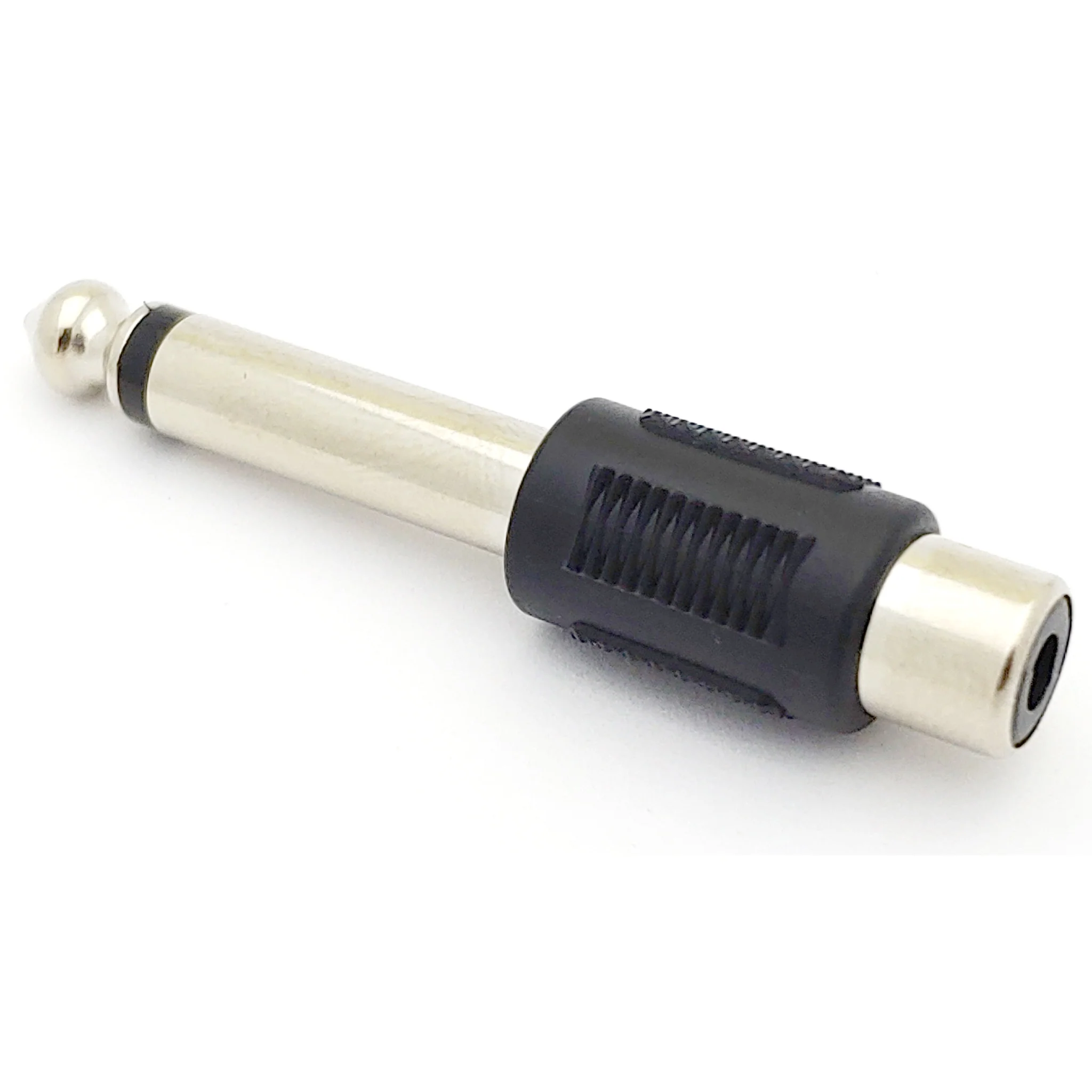 RCA Female - 1/4" Male Adapter- Nickel - Image 3