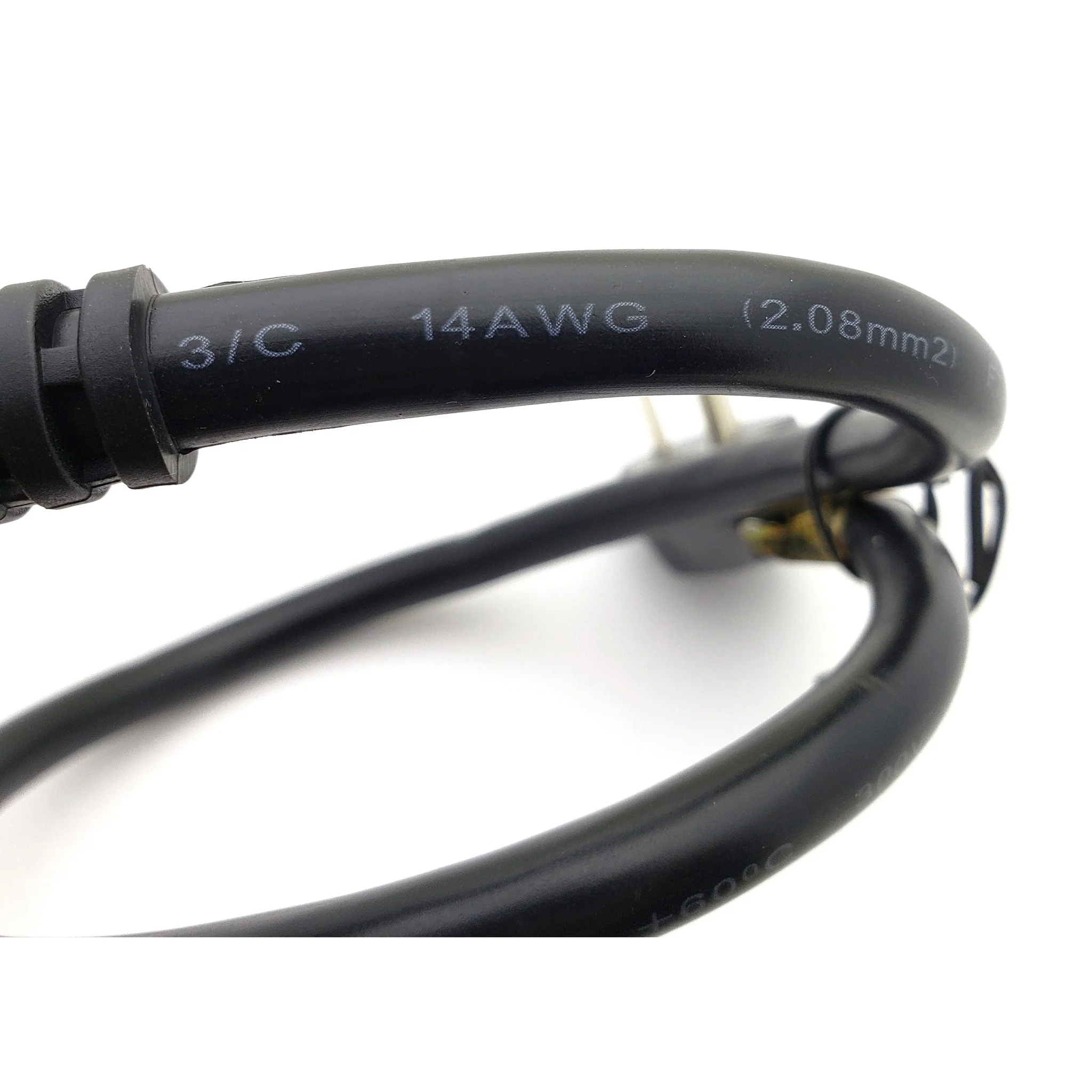 Right Angle (90 degree) 5-15P Plug To IEC C13 Straight - 3Ft 18AWG - Image 2