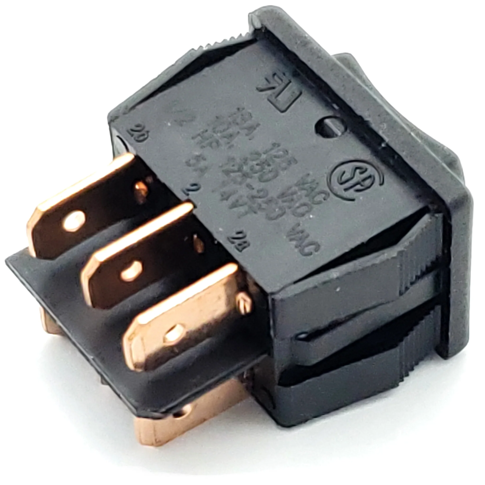 Rocker Switch DPDT - (ON) - OFF - (ON) 13A 125V Momentary - Image 3