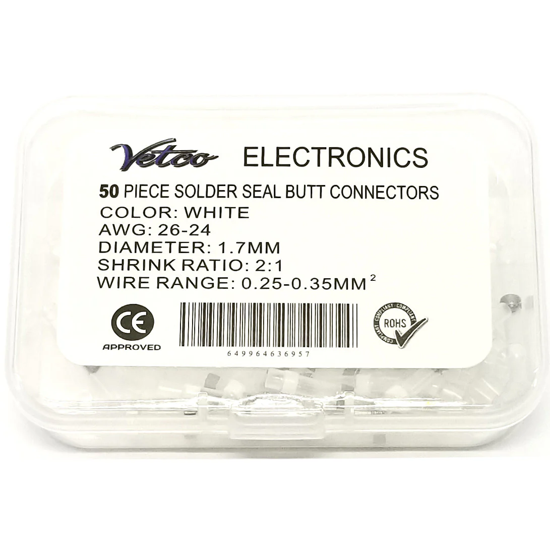 Soldering Heat Shrink Butt Connector 50 Pack - Image 2