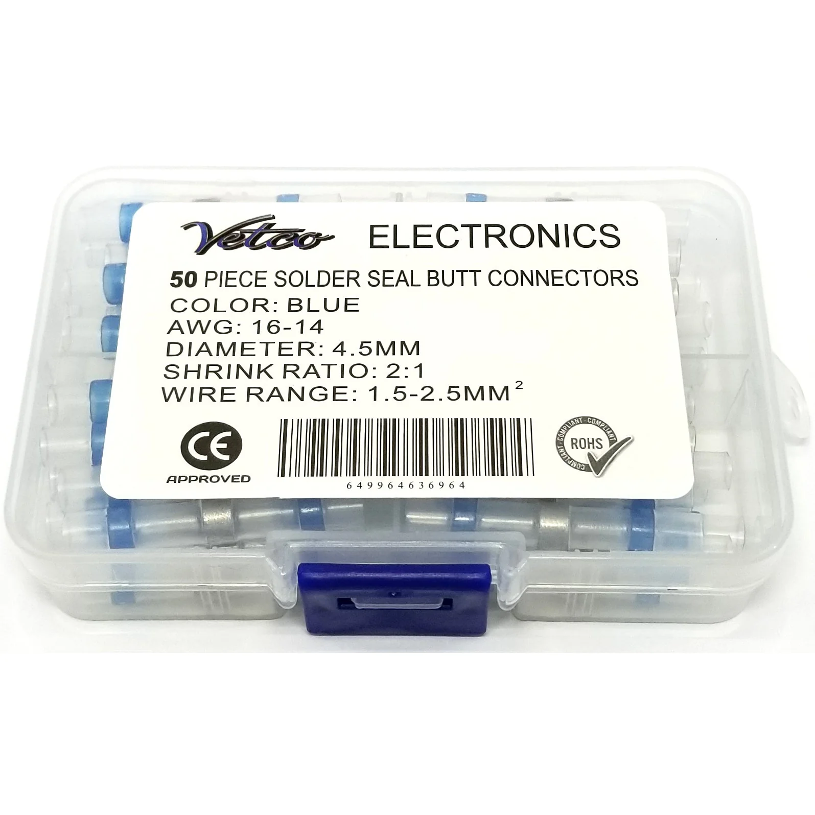 Soldering Heat Shrink Butt Connector 50 Pack - Image 6
