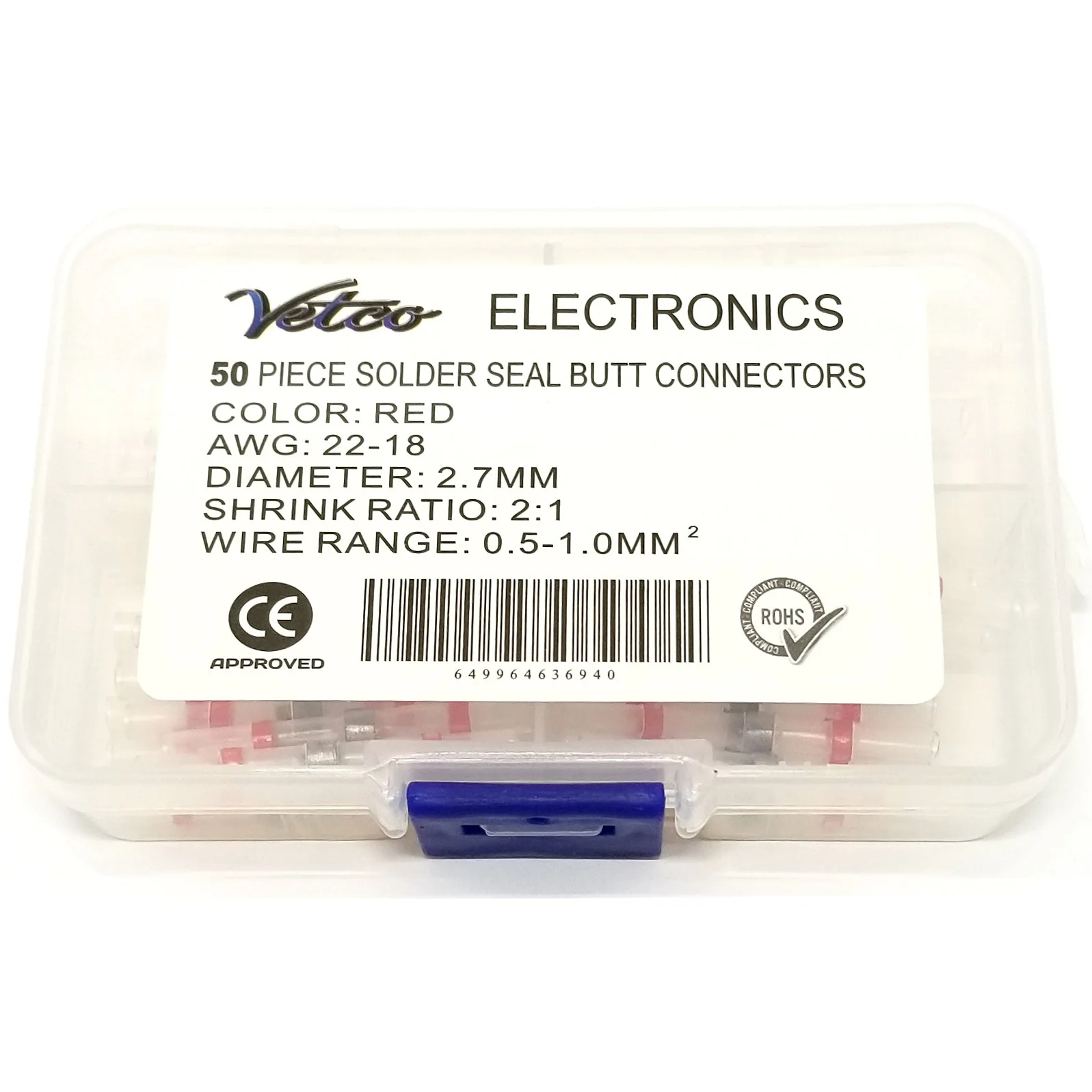 Soldering Heat Shrink Butt Connector 50 Pack - Image 9