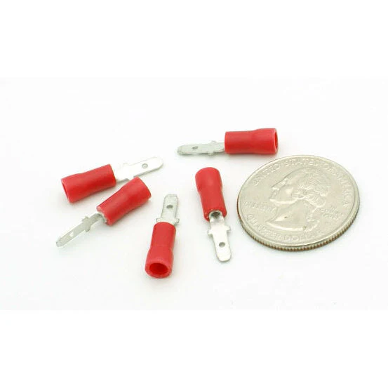Male Quick Disconnect Terminal - 22-18 AWG - .110" - 100 Pack