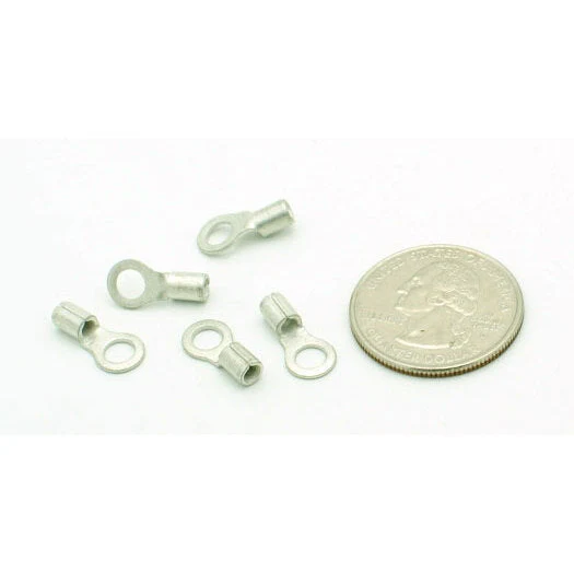 Non-Insulated Ring Terminal - 16-14 AWG - #8 Stud - 100 Pack