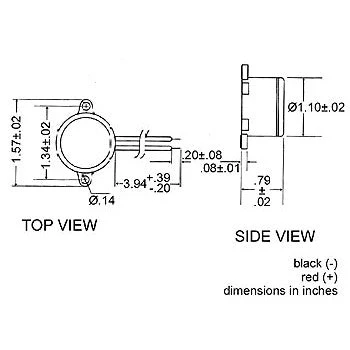Buzzer 4-15V DC / 15mA - Image 2