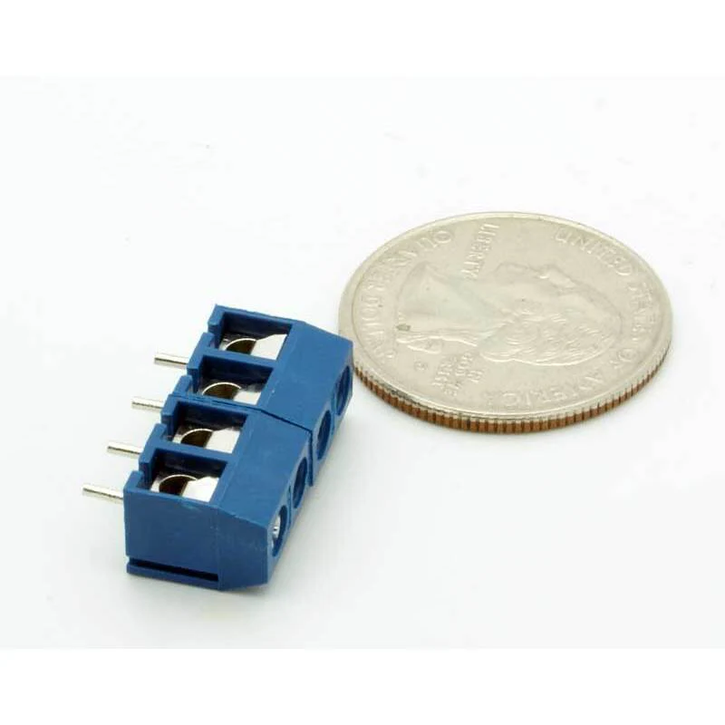 PC Board Mount Screw Terminal Block 2 Position - Image 3