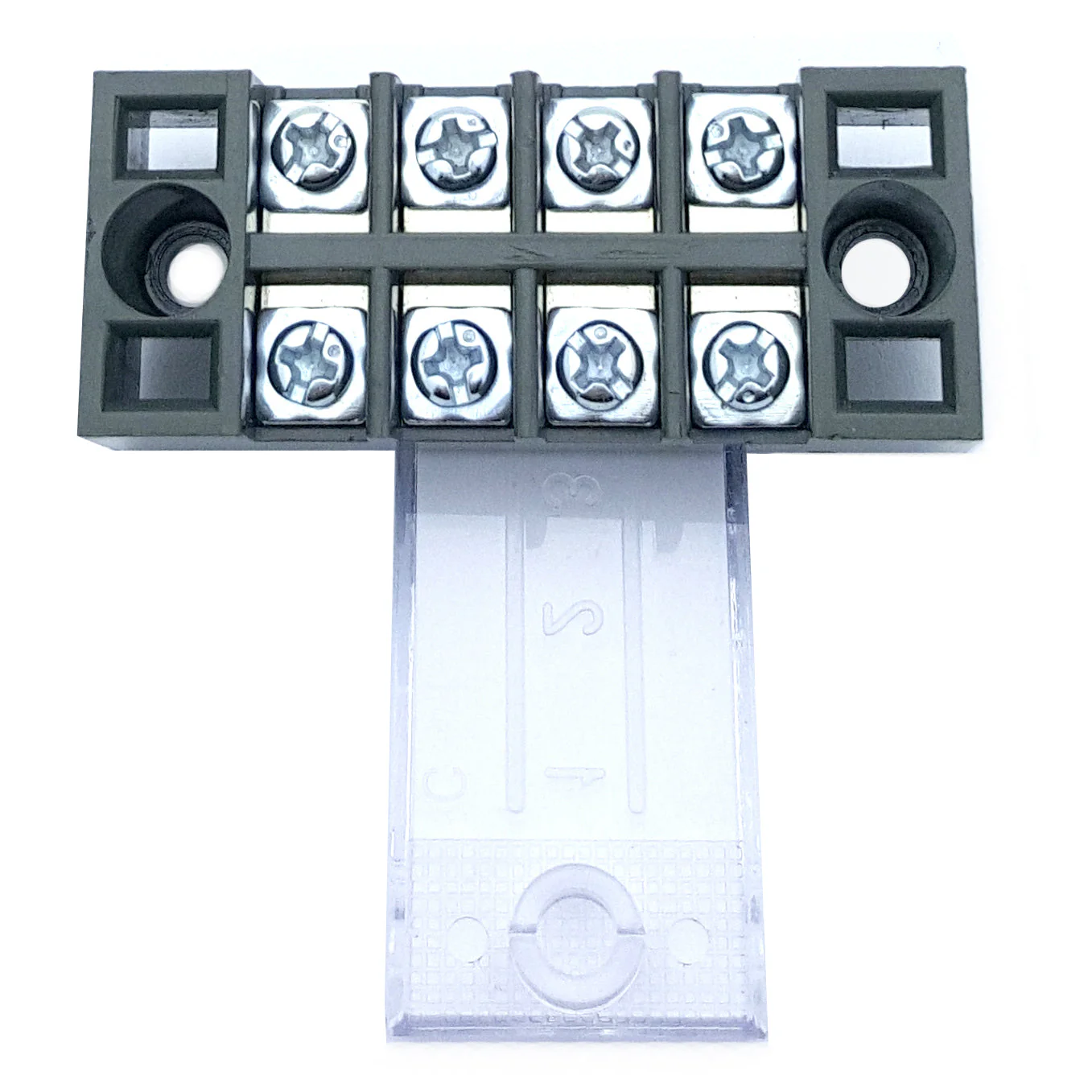 Small Covered 4 Position Terminal Strip - With Removable Cover - Image 2