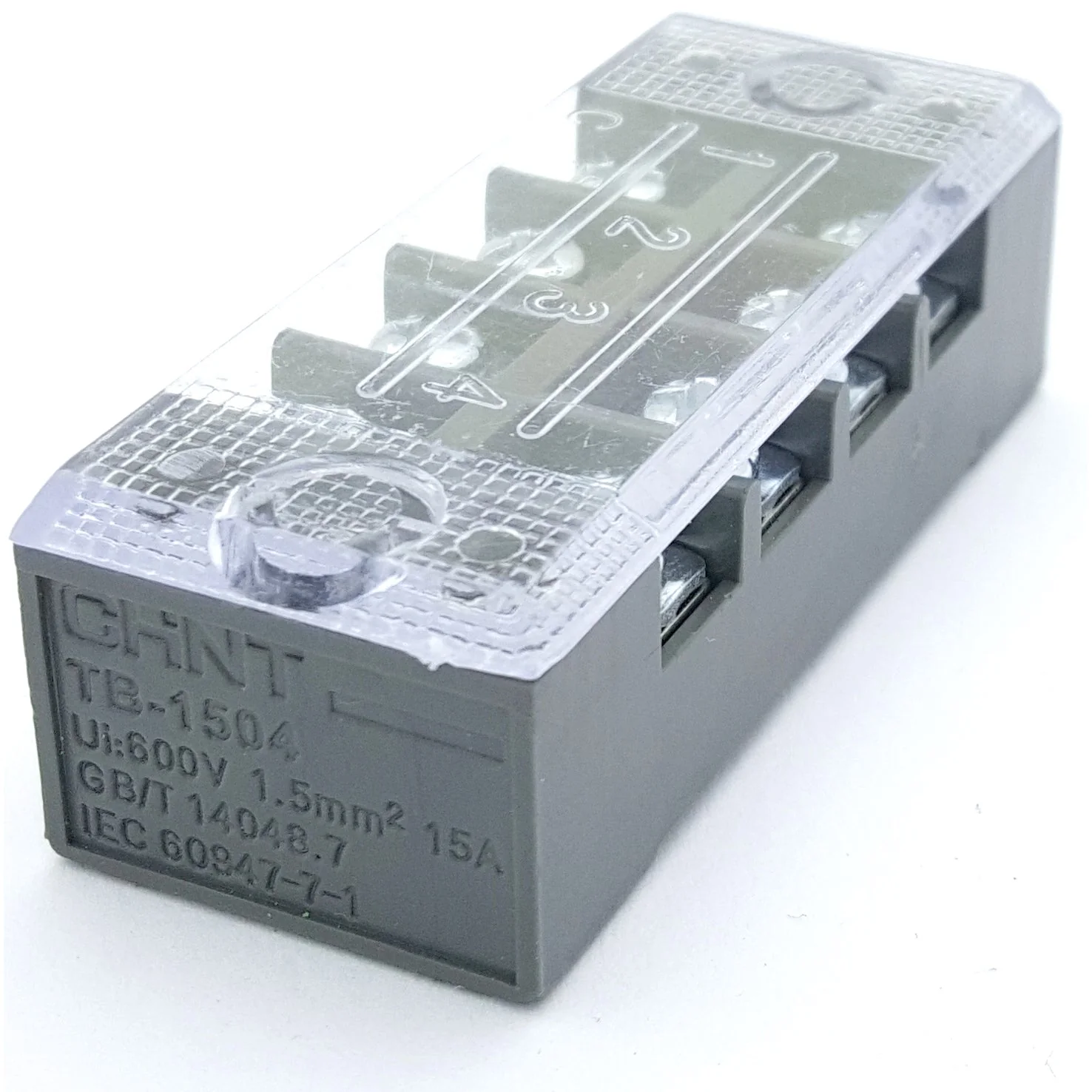 Small Covered 4 Position Terminal Strip - With Removable Cover - Image 4