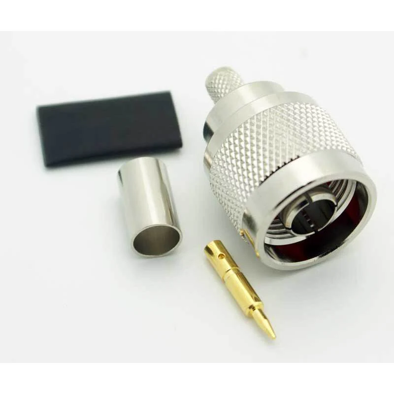 N Male 3 Piece Crimp Connector for LMR-240
