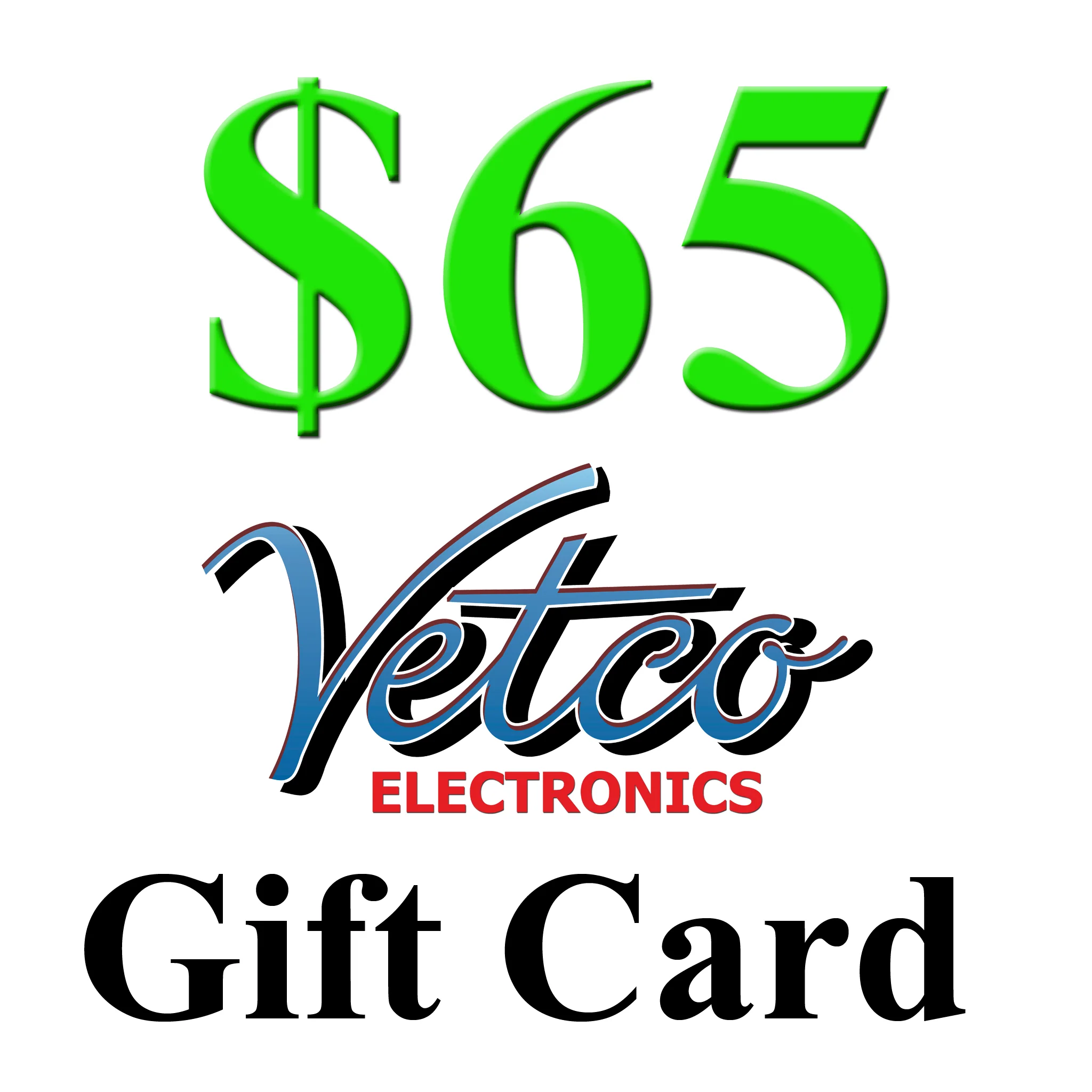 Vetco Electronics Gift Card - Choose Your Value - Image 11