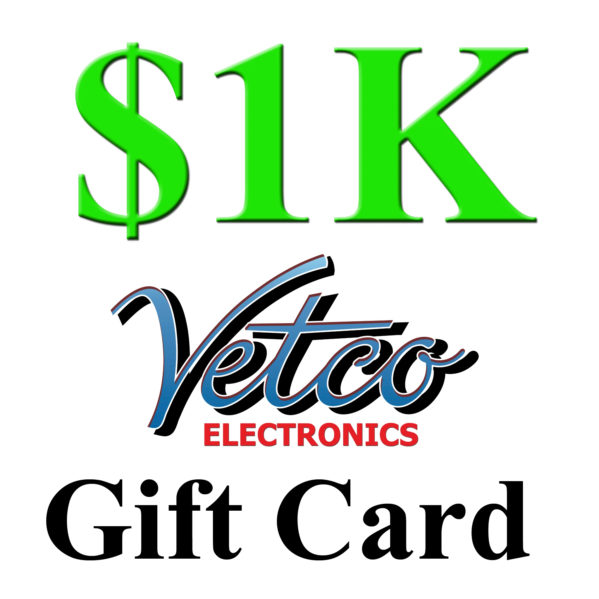 Vetco Electronics Gift Card - Choose Your Value - Image 9