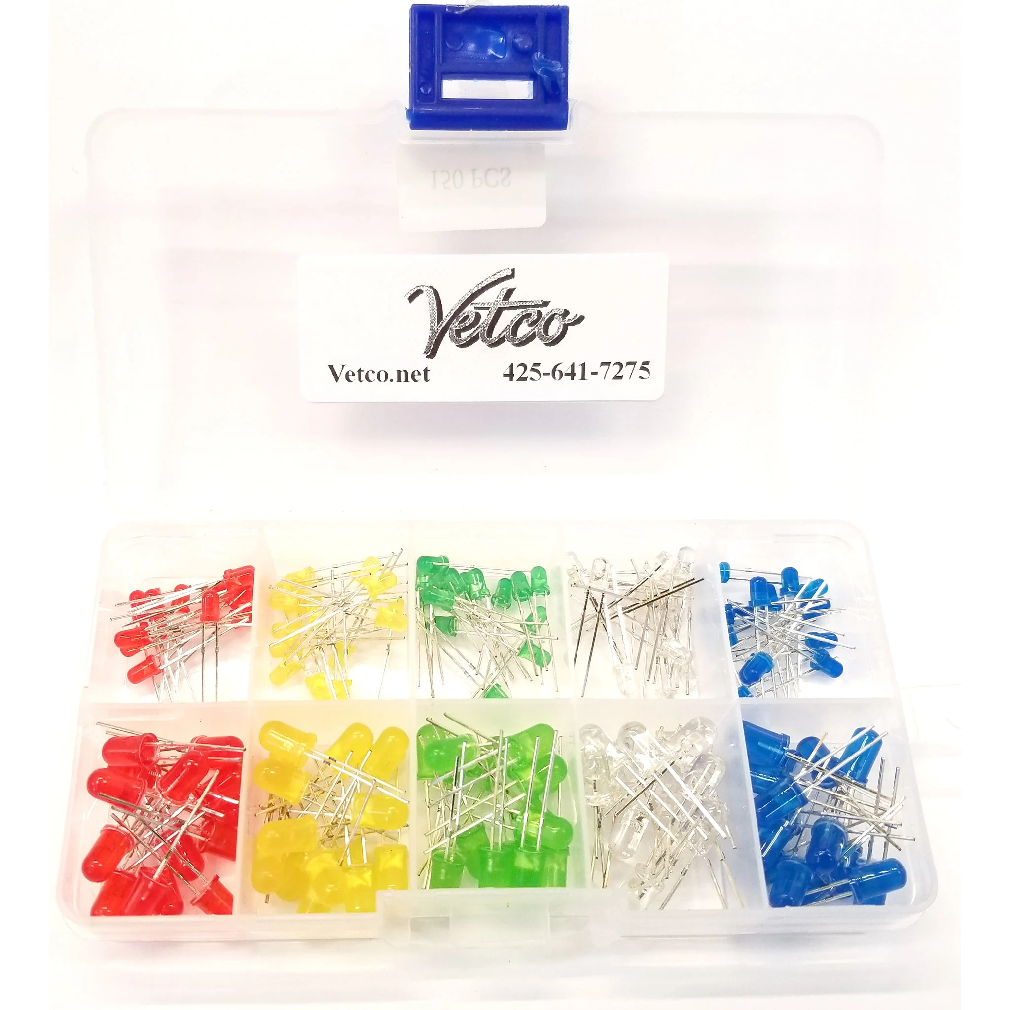 Vetco 300 LED Assortment Mixed LED Kit Pack Box -5mm and 3mm - Image 3