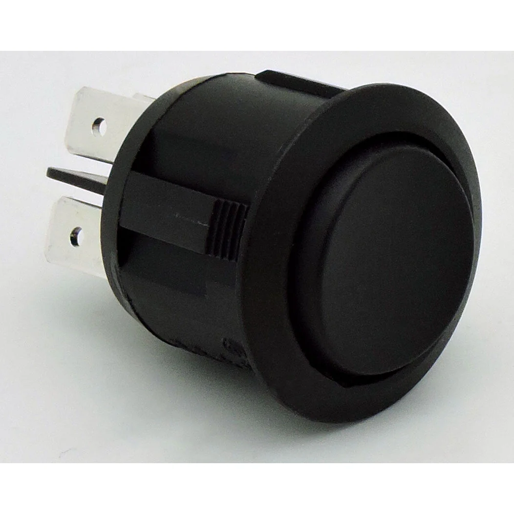 DPDT Round Momentary Rocker Switch (On)-Off-(On) 16A