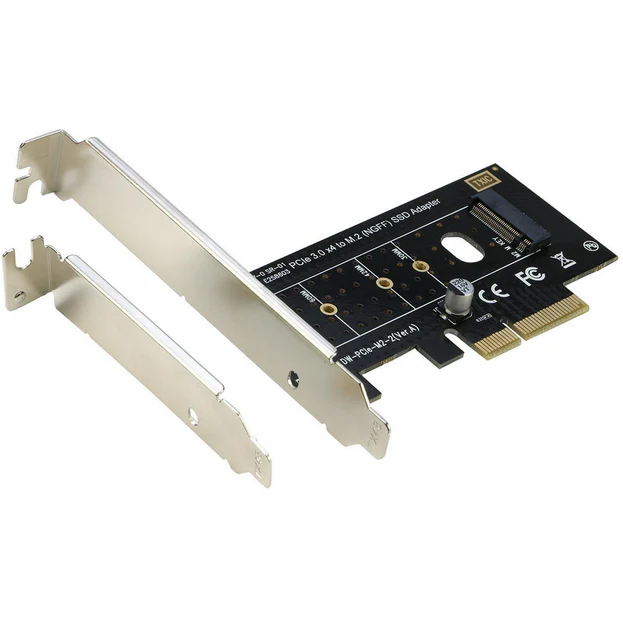 NVMe SSD to PCIe (M Key M.2 PCIe x4) Adapter Card