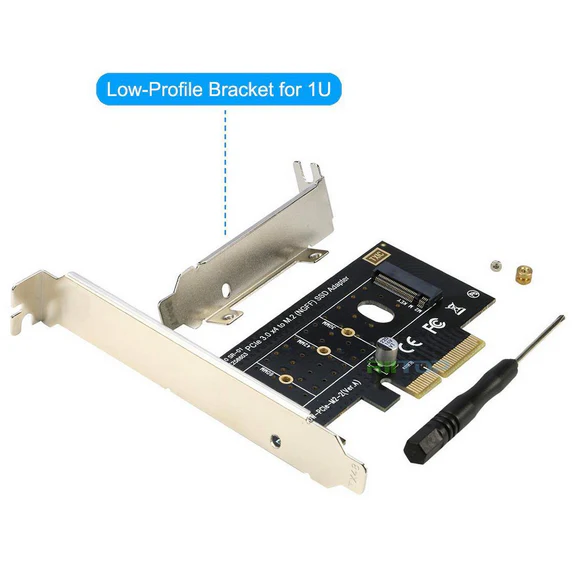 NVMe SSD to PCIe (M Key M.2 PCIe x4) Adapter Card - Image 5