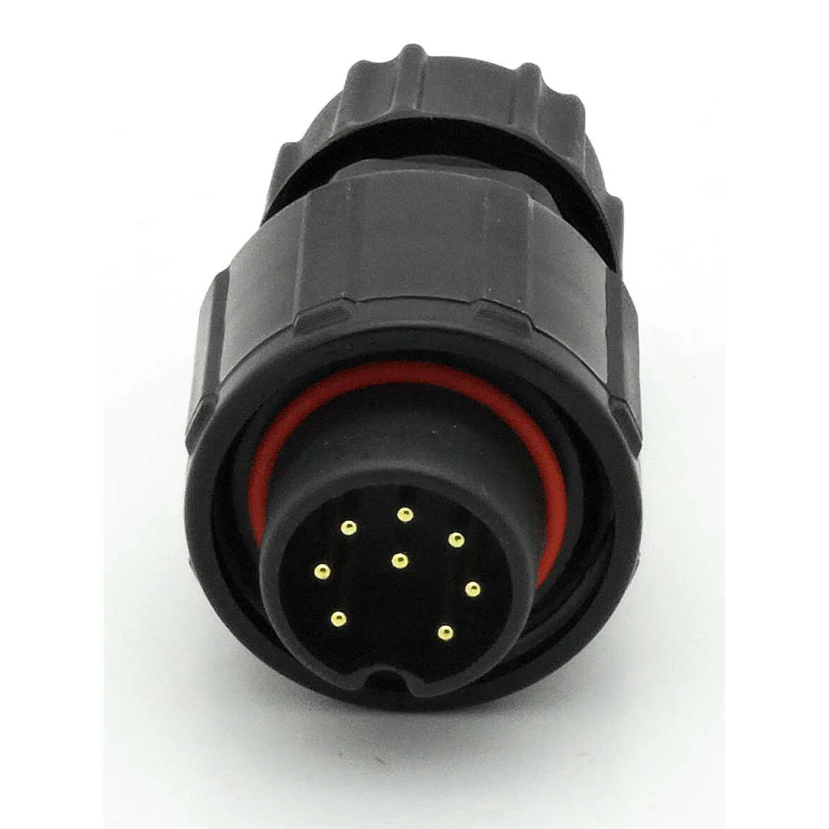 LARGE Series Waterproof Connector - 8 pin Male Inline