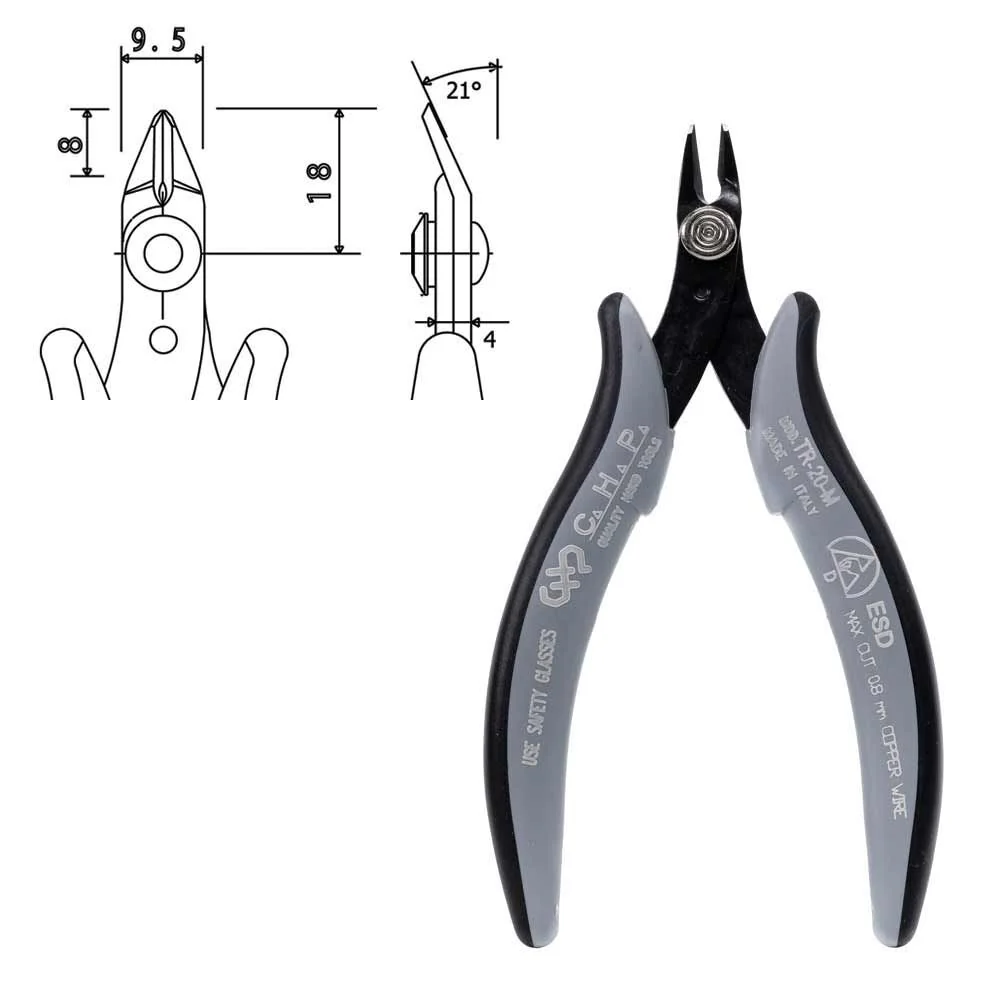 CHP Micro Cutter - ESD Safe Side Cutters - TR-20-M-D - Image 4