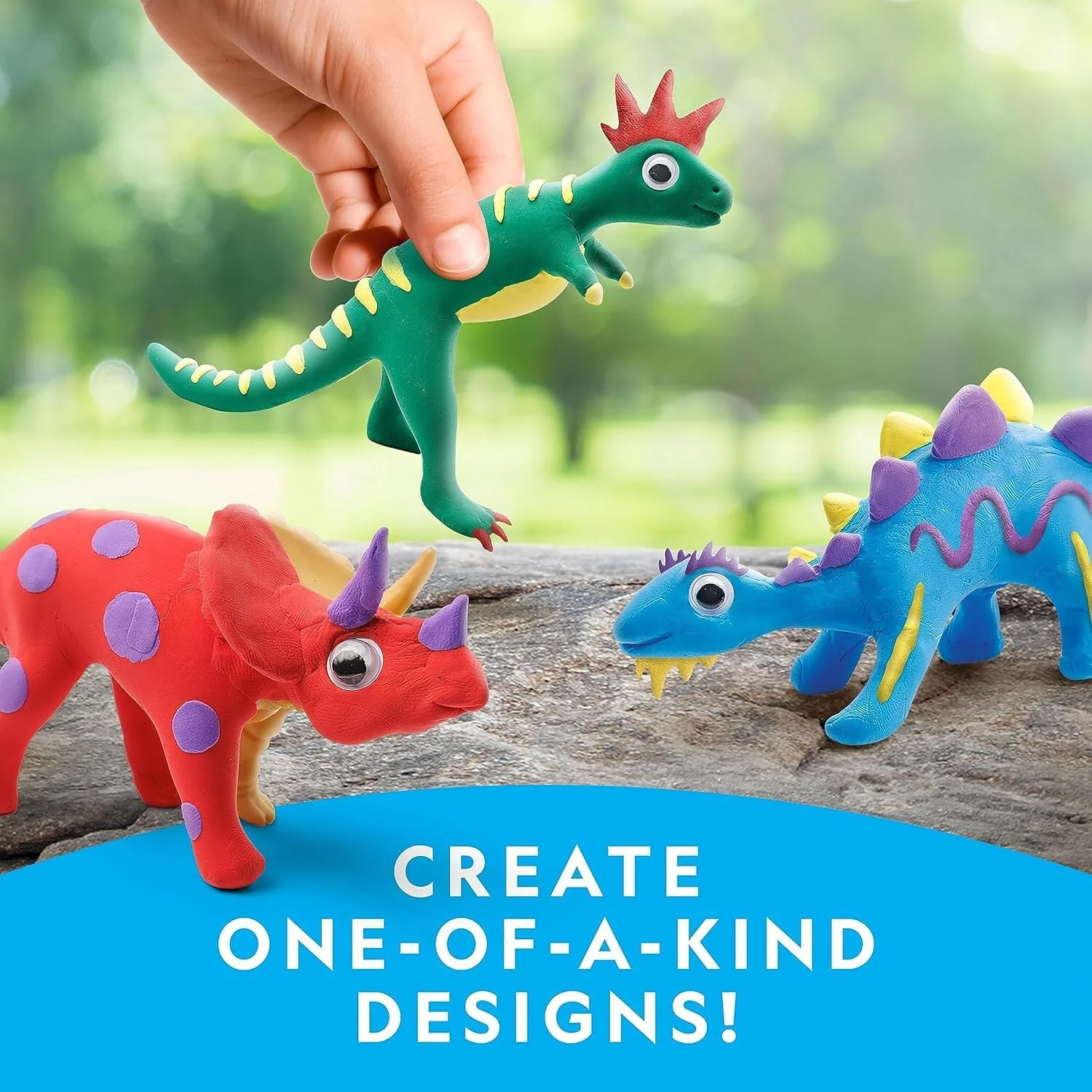 NATIONAL GEOGRAPHIC Clay Dinosaur Arts & Crafts Kit - Image 3