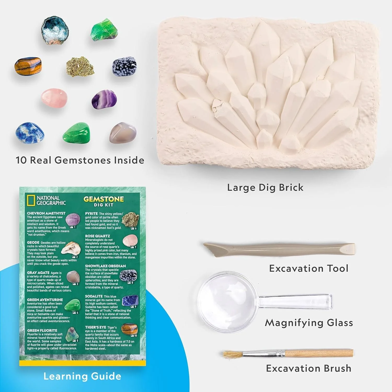 NATIONAL GEOGRAPHIC Gemstone Dig Kit - Image 5