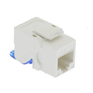 CAT-6 Tool-less Keystone Jack - White