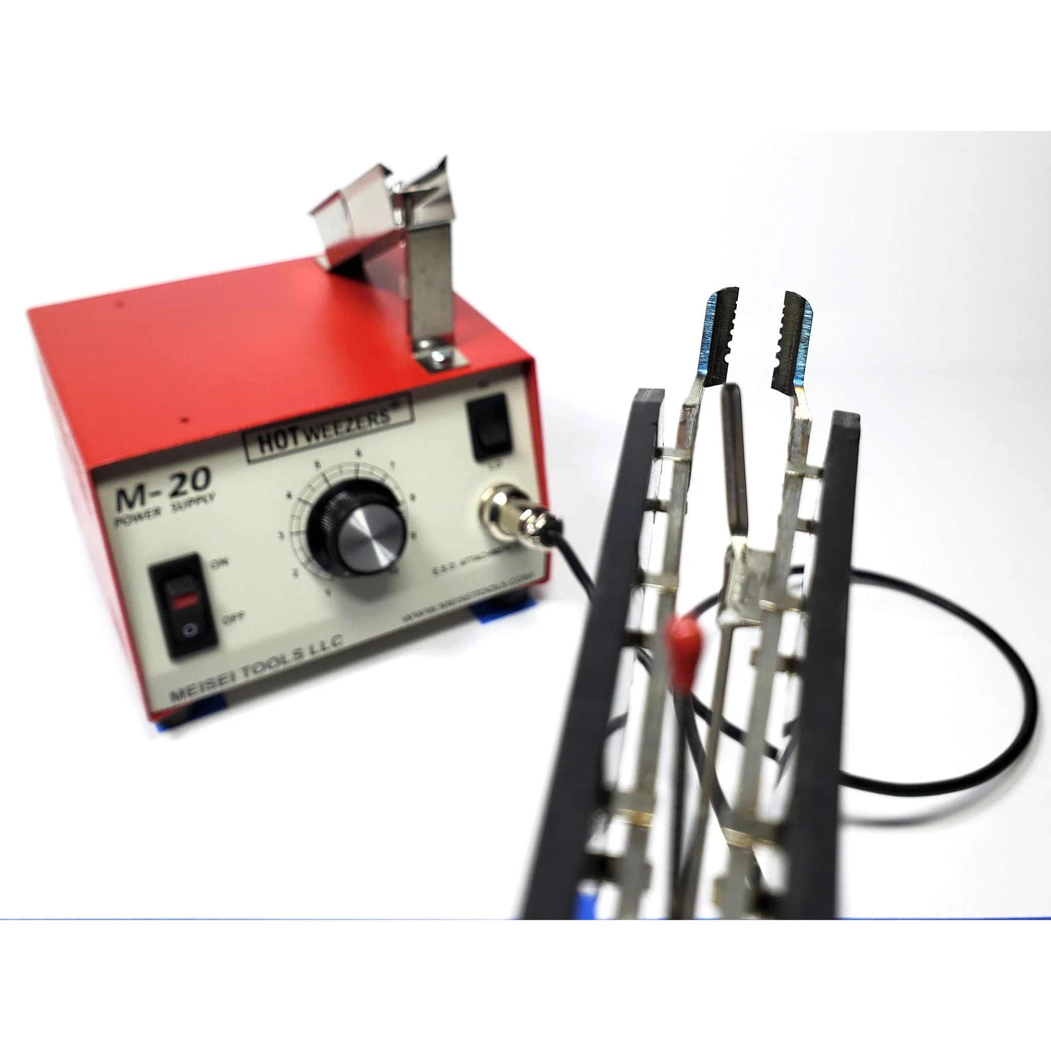 Meisei Tools HOTWEEZERS® - Wire Stripper Complete Station - ESD Safe (Includes M20 + 7B) - Image 3