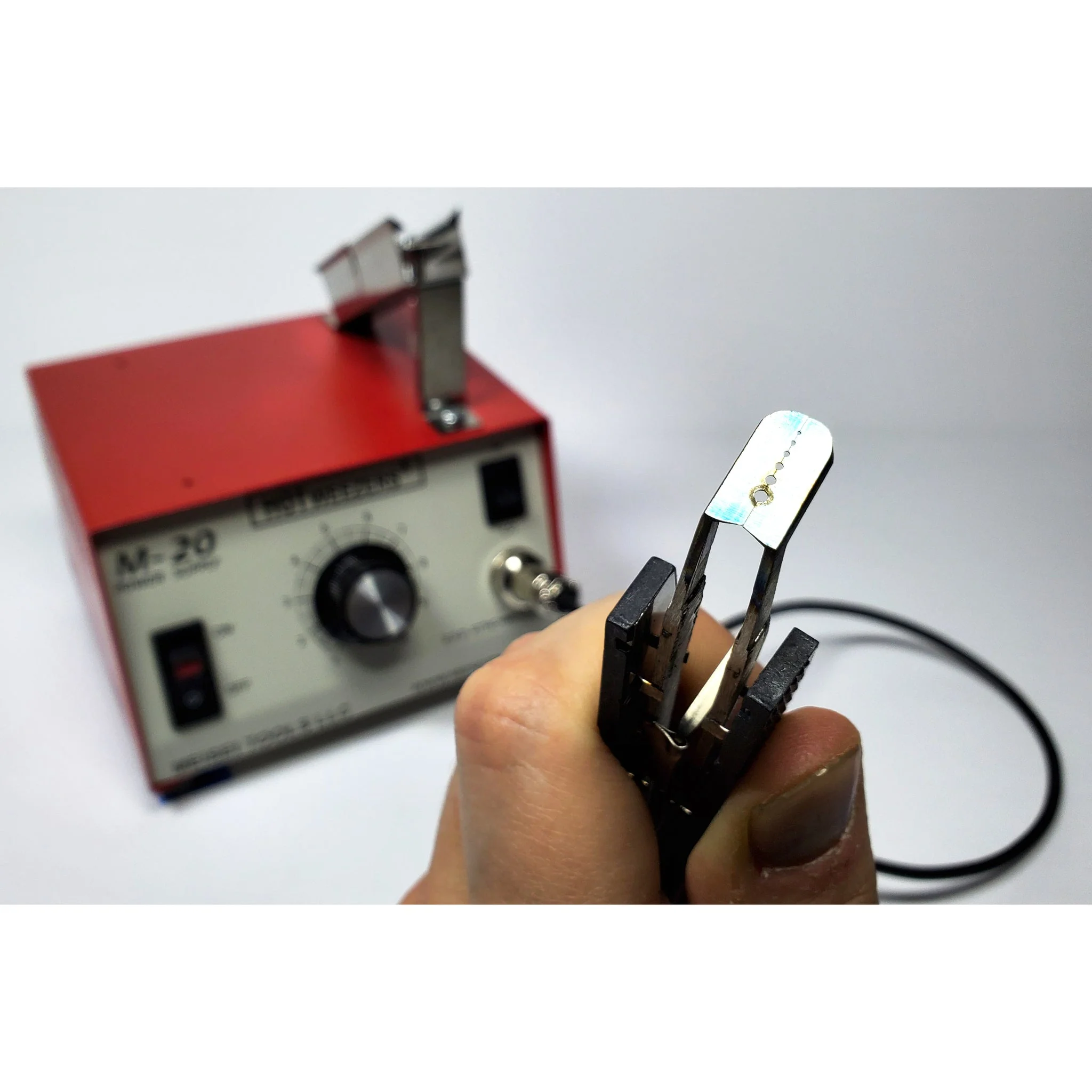 Meisei Tools HOTWEEZERS® - Wire Stripper Complete Station - ESD Safe (Includes M20 + 7B) - Image 5