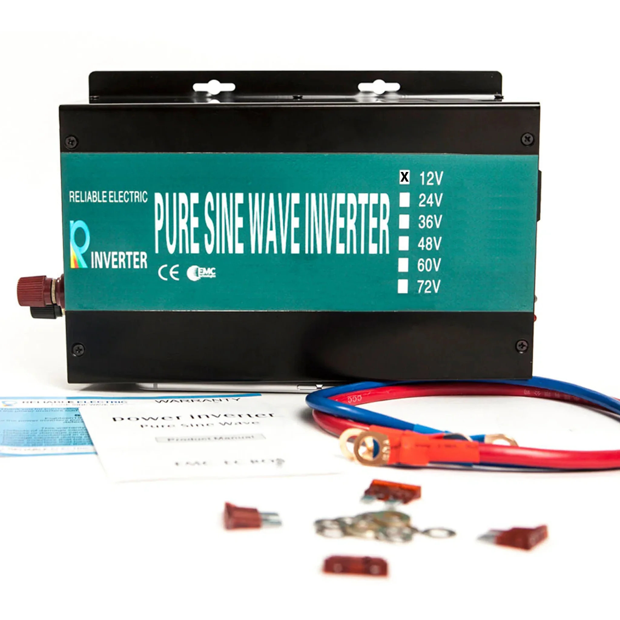800 Watt Pure Sine Wave Inverter - 12VDC to 120VAC - Image 2