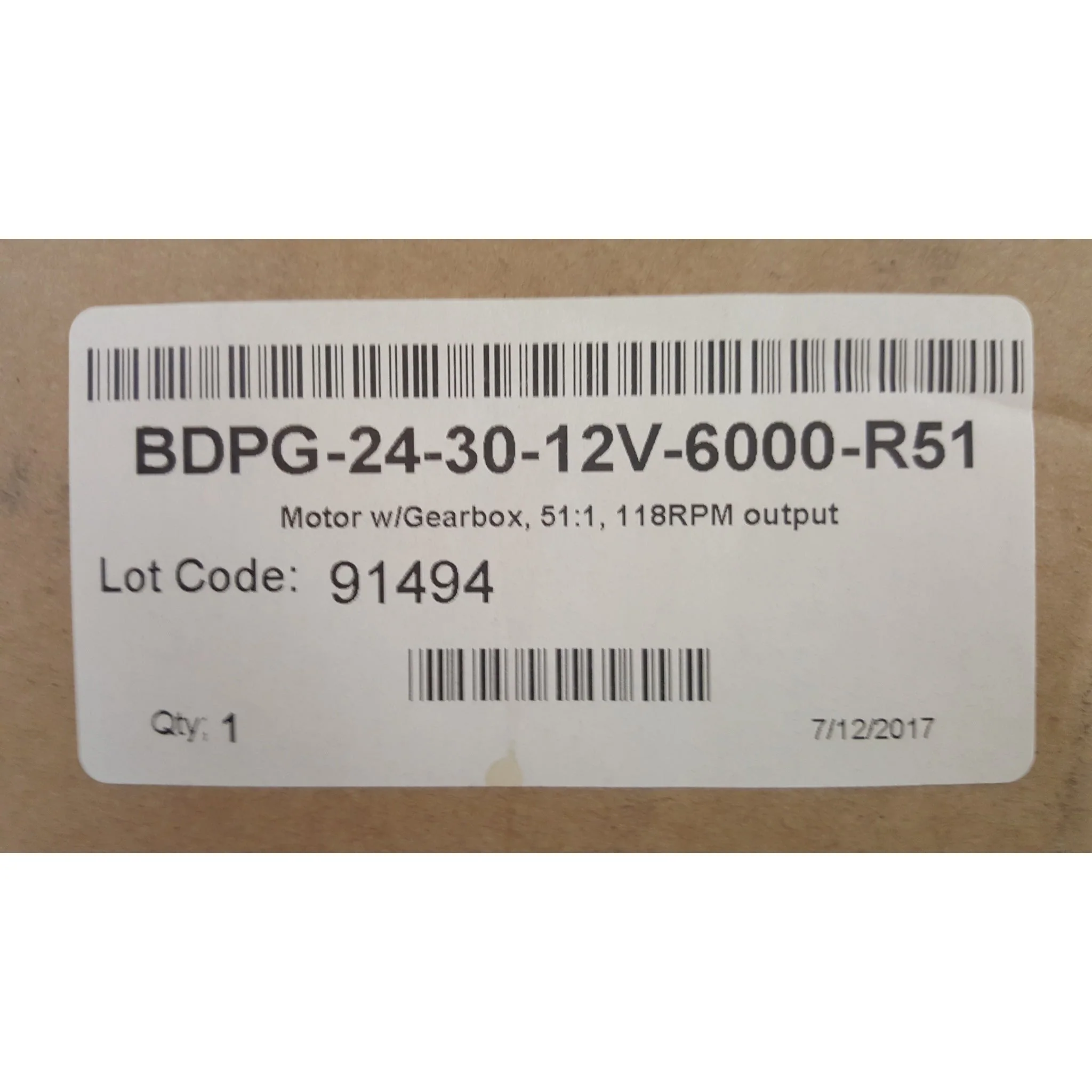 Gear Motor - 12V DC - 6000RPM - Image 6