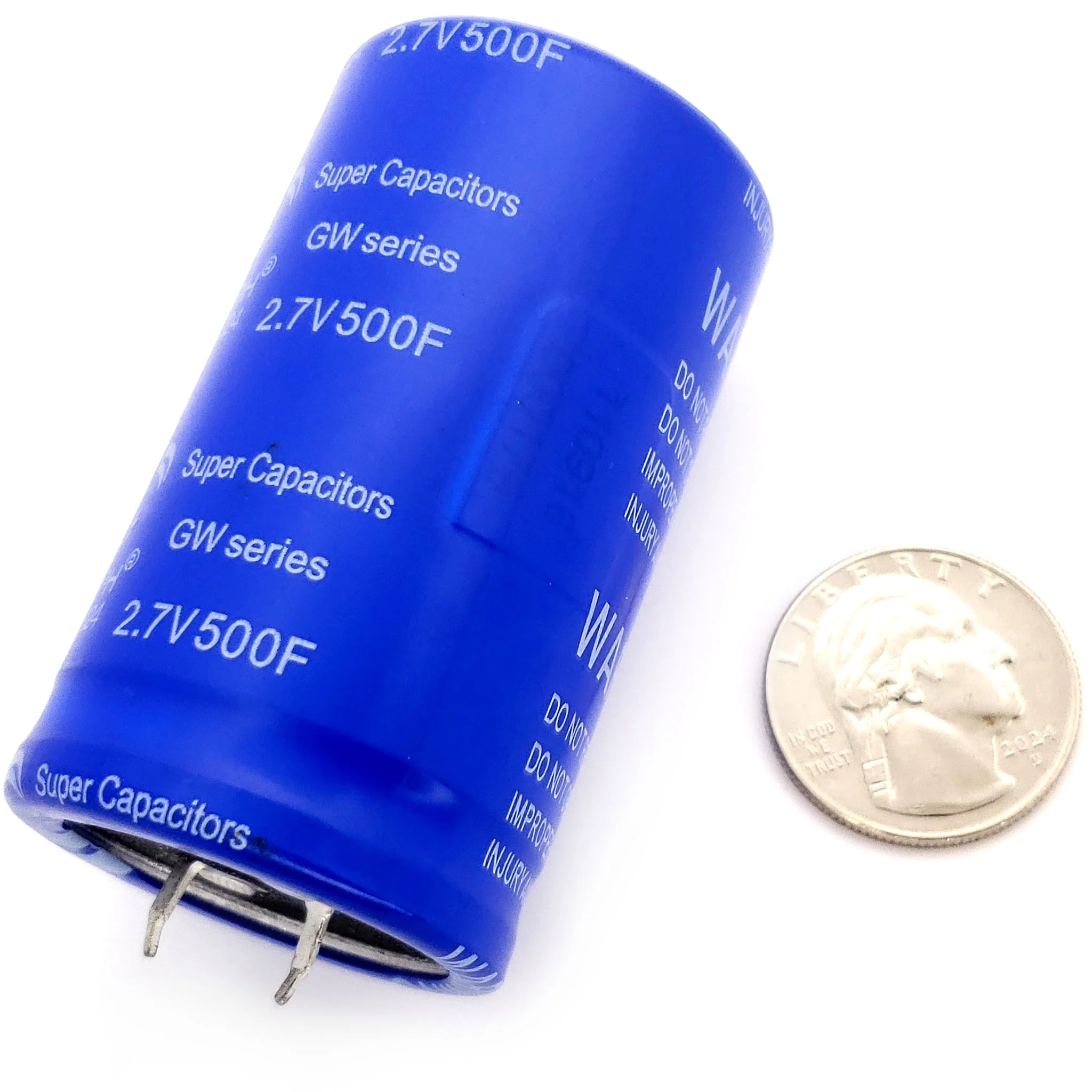 500F (500 Farad) 2.7V Super Capacitor - Image 2