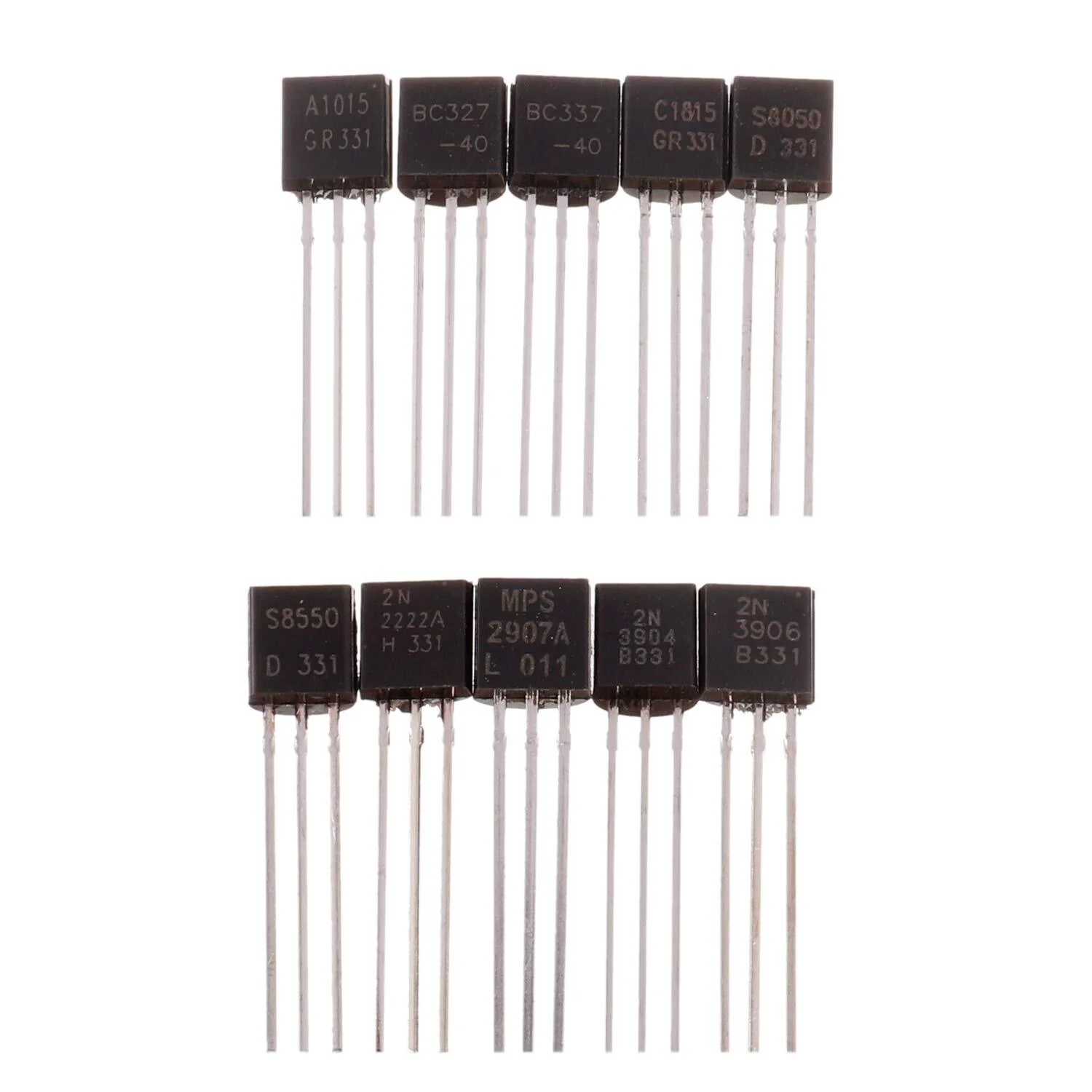 10 Values 250 Pcs Transistor Assortment Kit - Image 2