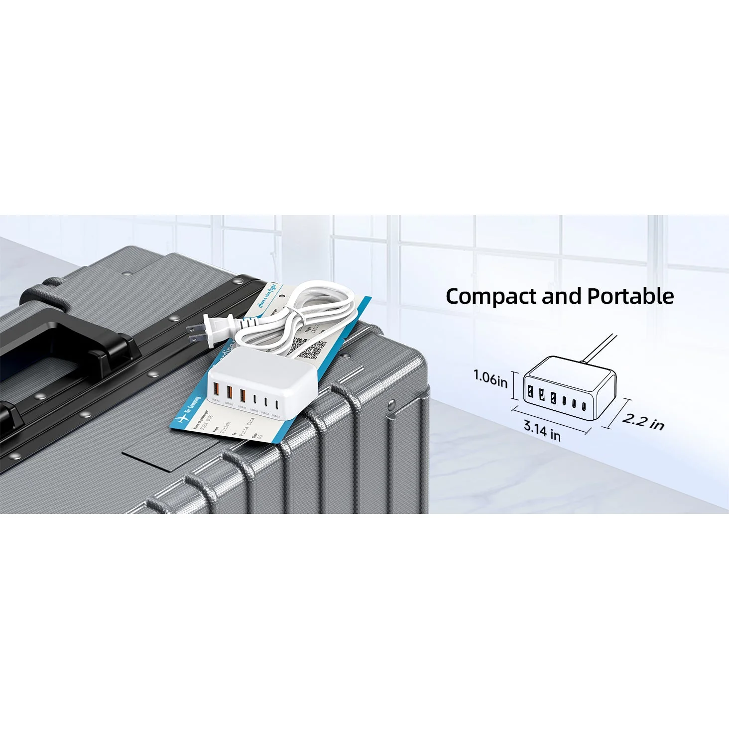 6 Port USB Charging Station - 100W - USB-C PD QC - Image 11