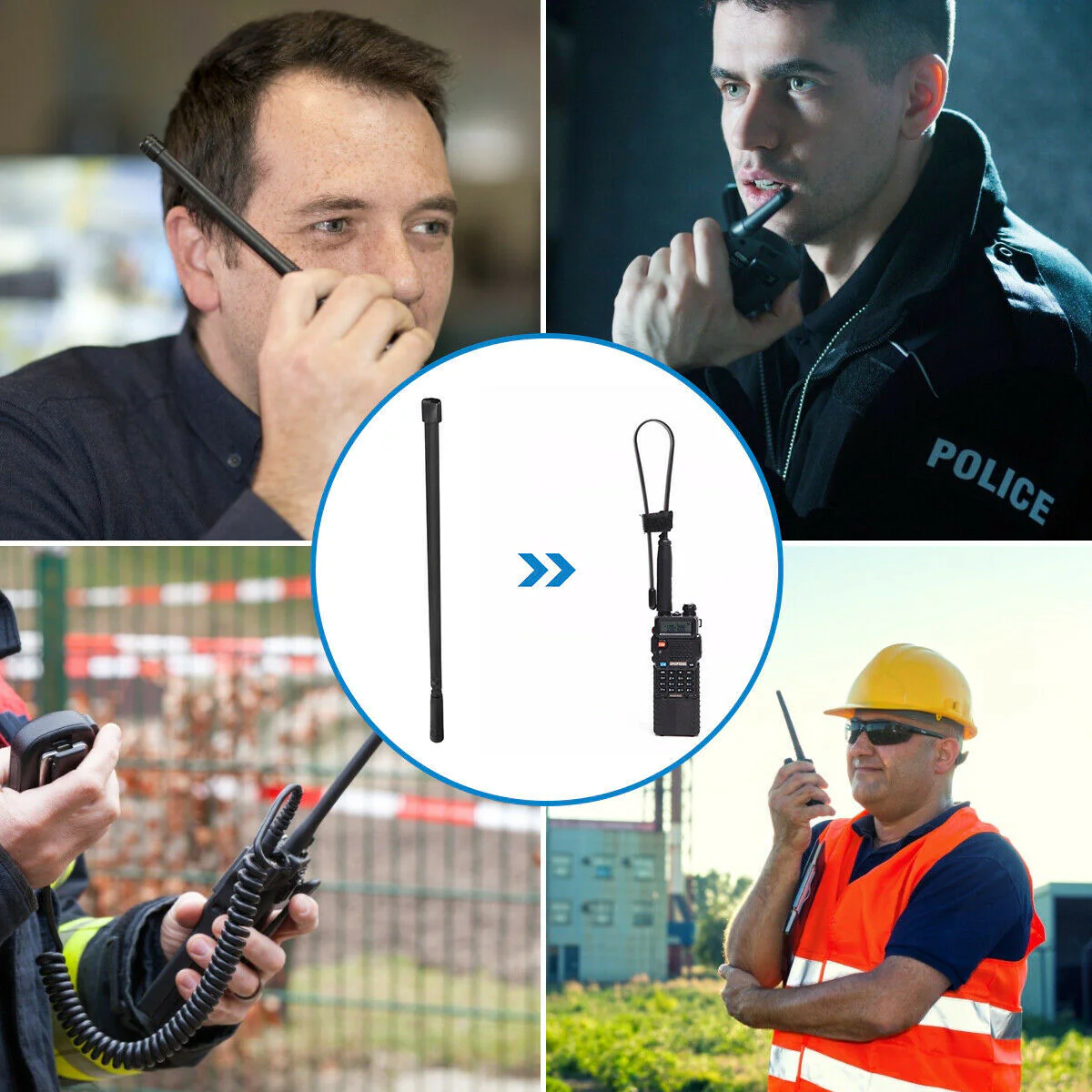 42.5'' SMA-Female Tactical Antenna VHF/UHF For Baofeng UV-5R UV-82 Two Way Radio - Image 7