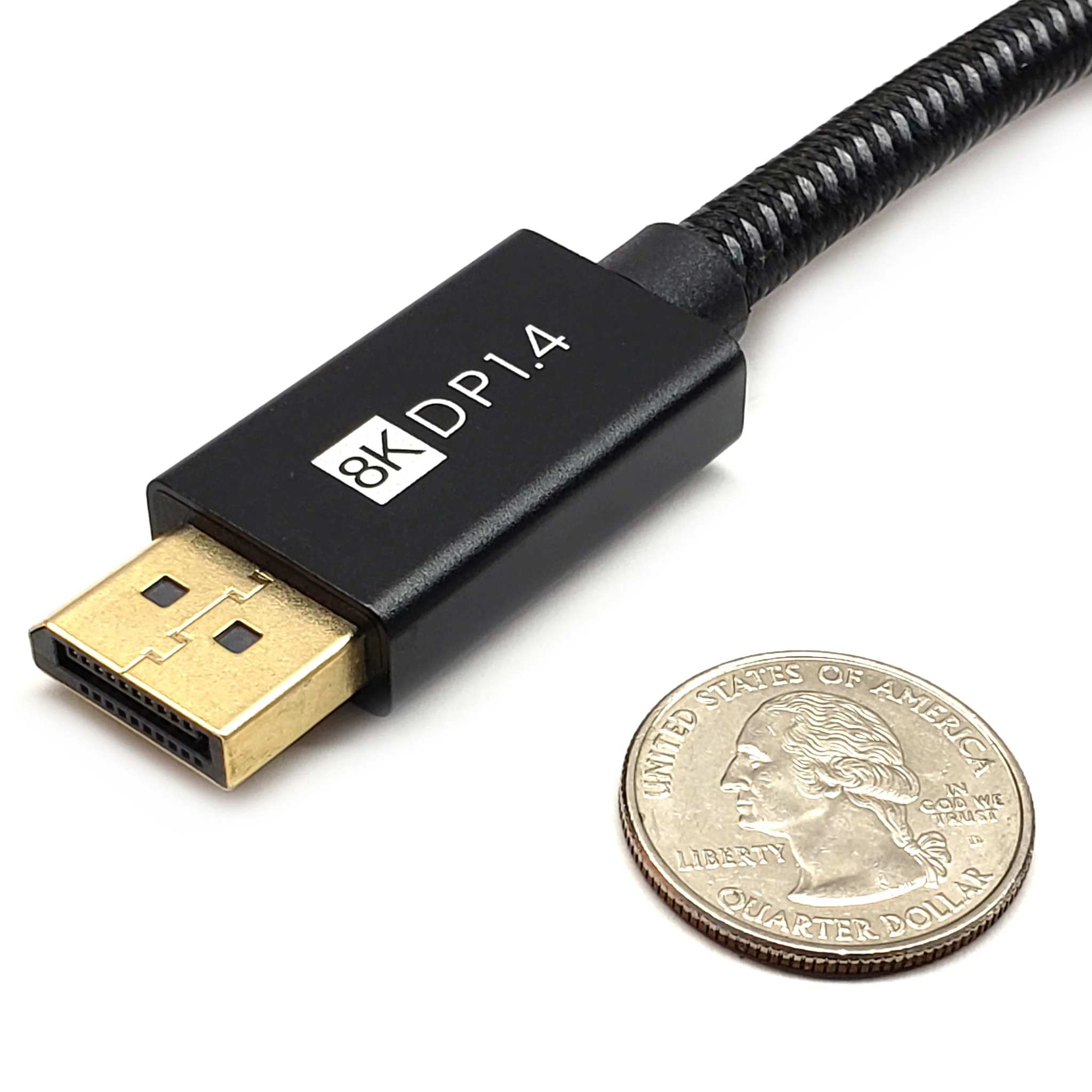 10' Display Port Male - Male Cable 1.4 8K - Image 3
