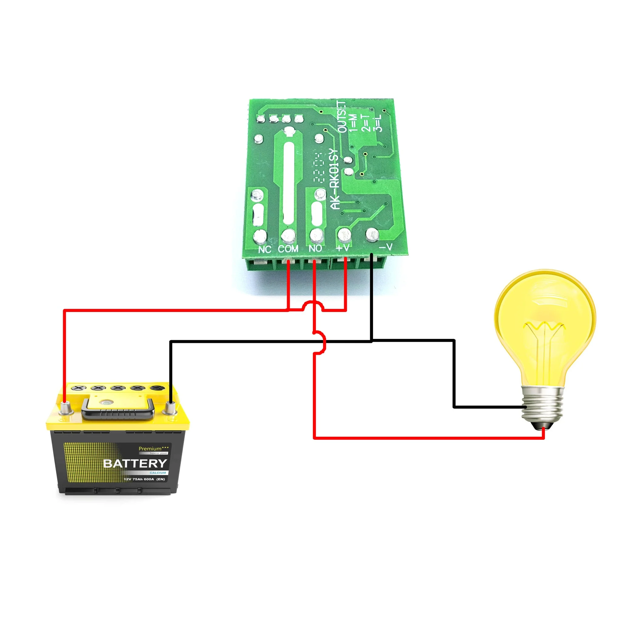 Wireless Remote Control Relay Module - 12V Powered - Image 6