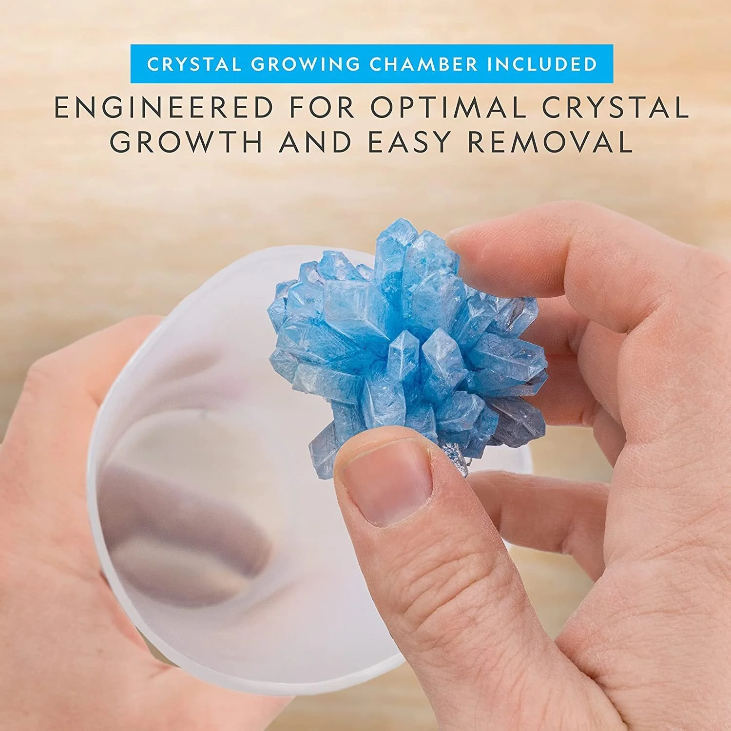 Crystal Growing Kit - 3 Vibrant Colored Crystals - Image 3