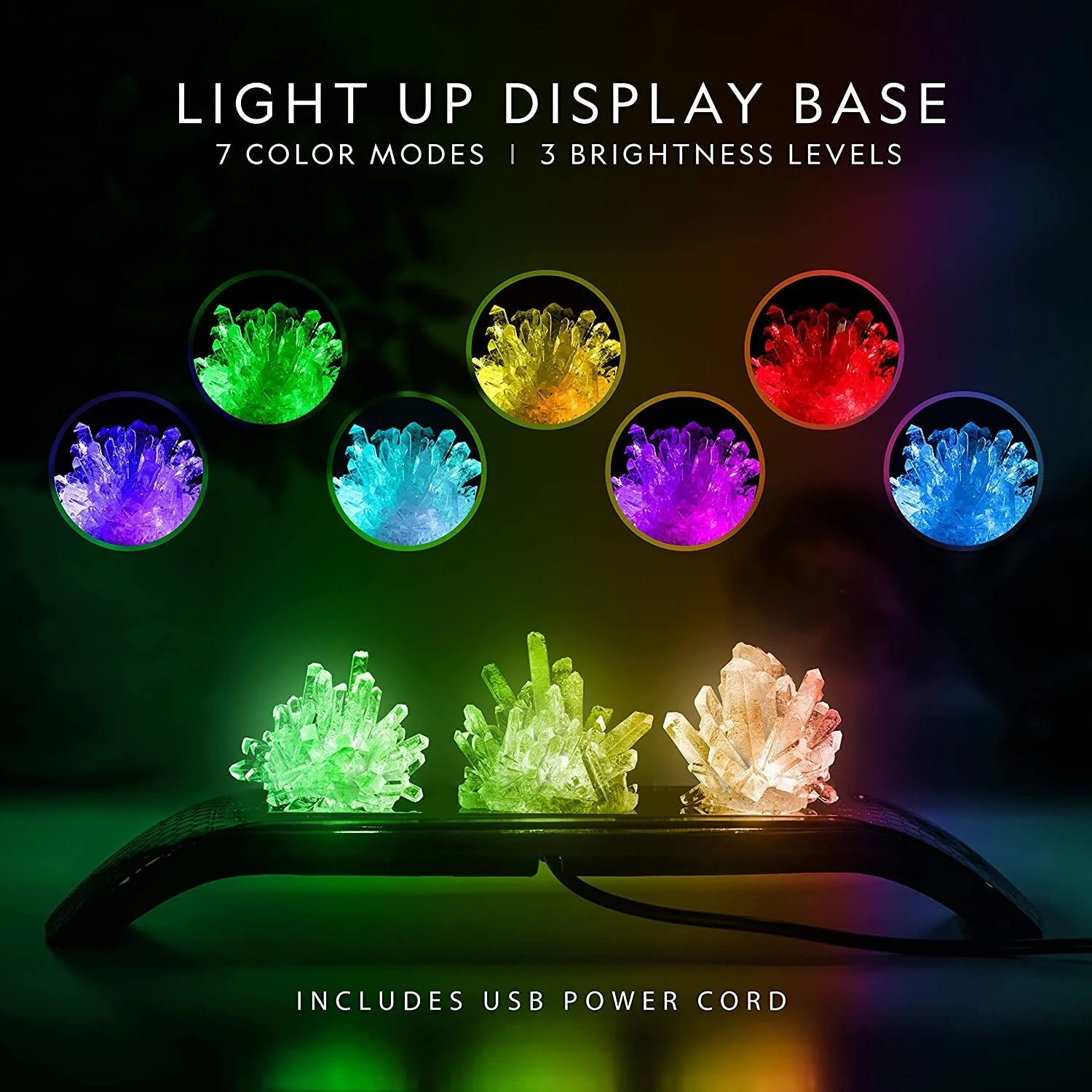 Crystal Growing Kit - 3 Vibrant Colored Crystals - Image 5