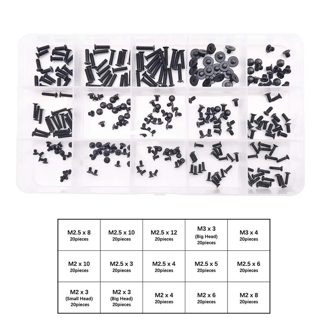 Laptop Screw Replacement Kit - 300 Pieces - Desktop PC Screw - Image 3